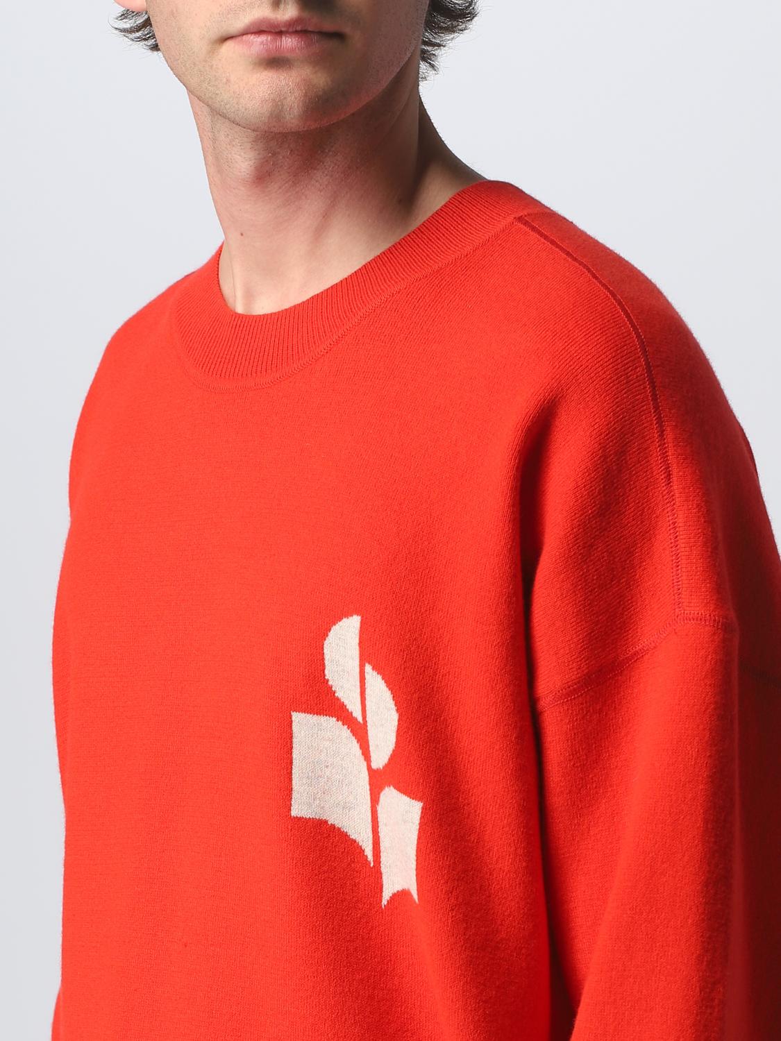 ISABEL MARANT SWEATER: Sweater men Isabel Marant, Red - Img 4