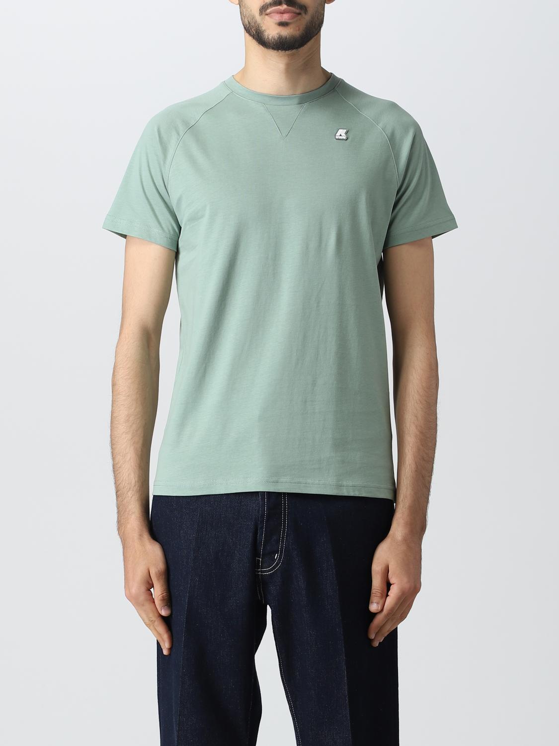 K-WAY T-SHIRT: Pullover herren K-way, Grün - Img 1