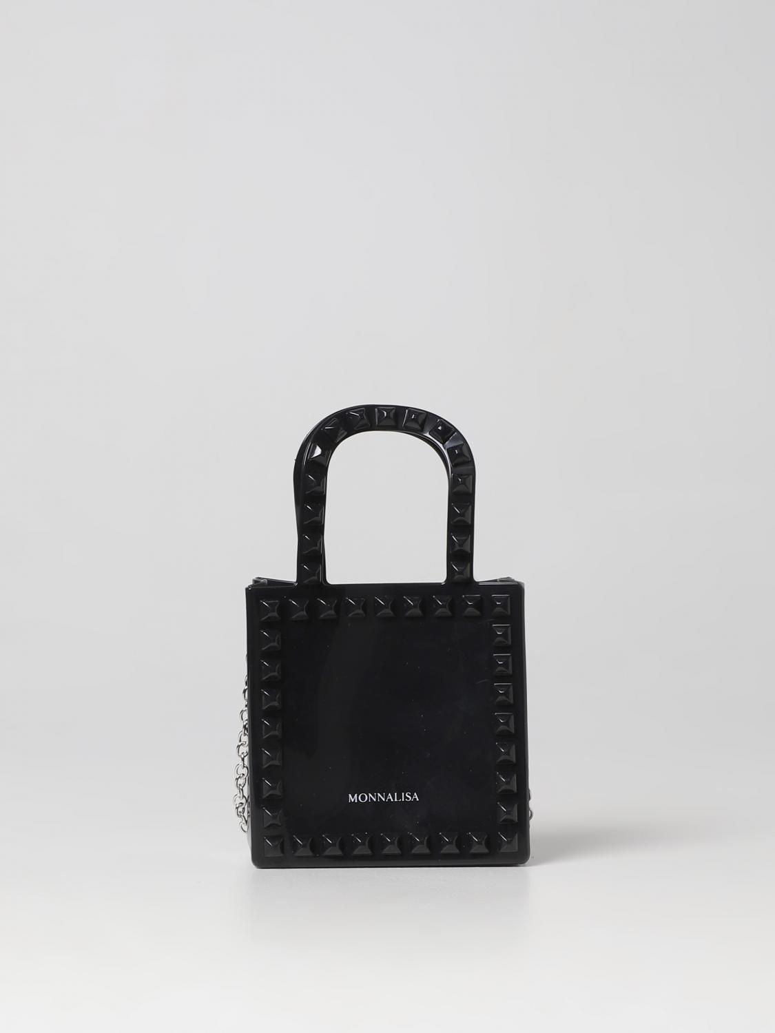 MONNALISA CLUTCH TASCHE: Tasche kinder Monnalisa, Schwarz - Img 1