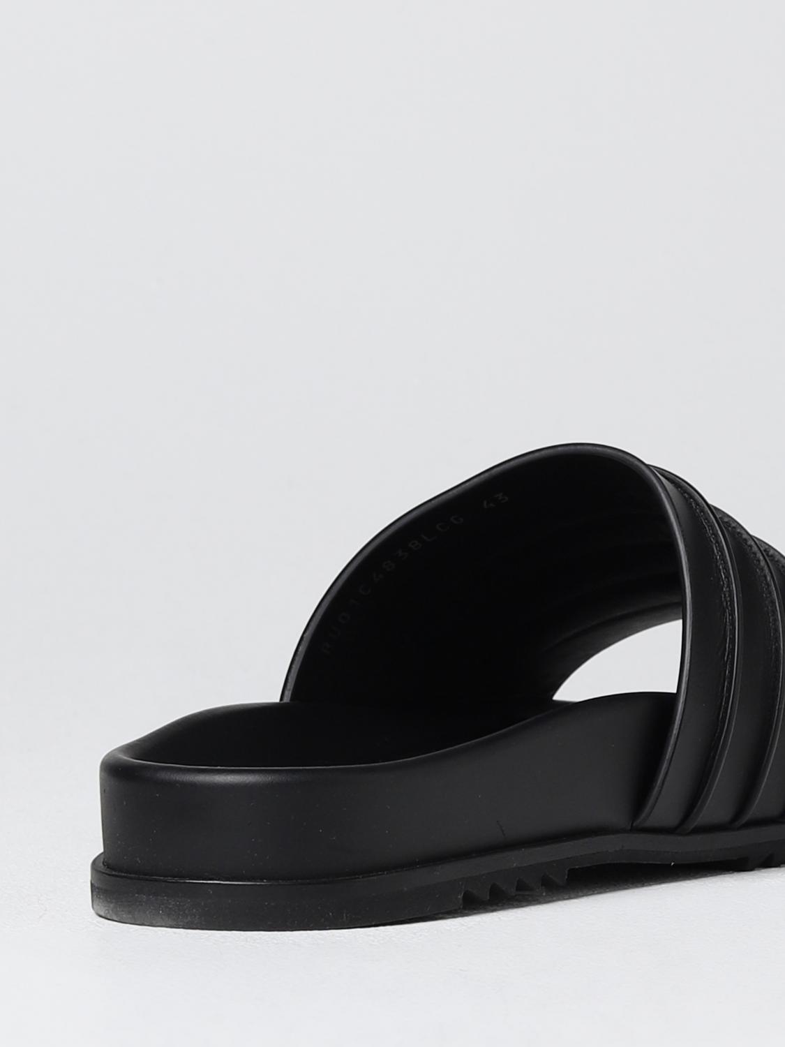 Rick Owens Sandals men - Black | RU01C4838LCG | GIGLIO.COM
