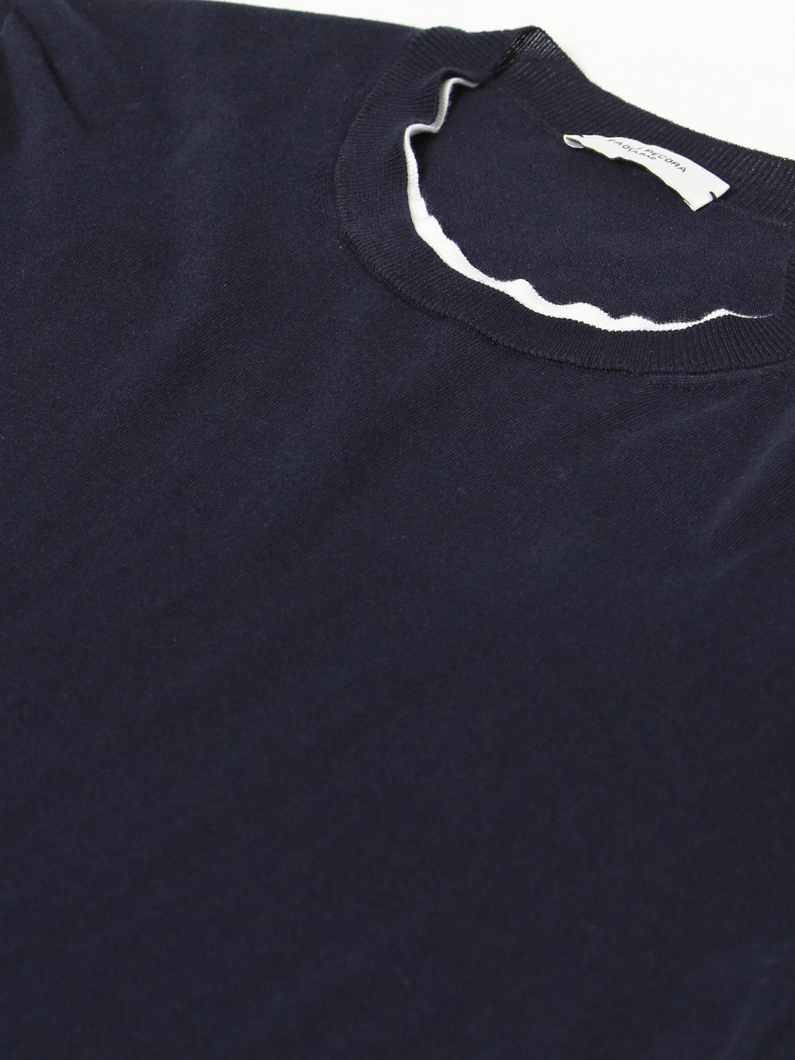 PAOLO PECORA JUMPER: Jumper men Paolo Pecora, Blue - Img 5