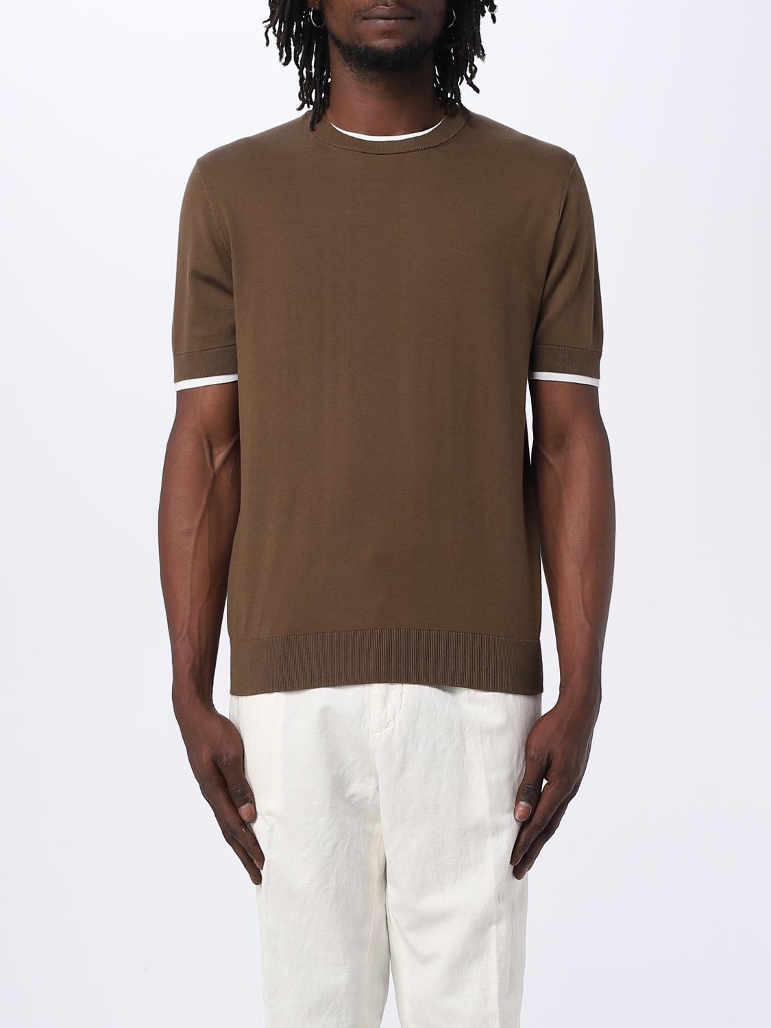 PAOLO PECORA PULL: Pull homme Paolo Pecora, Marron - Img 1