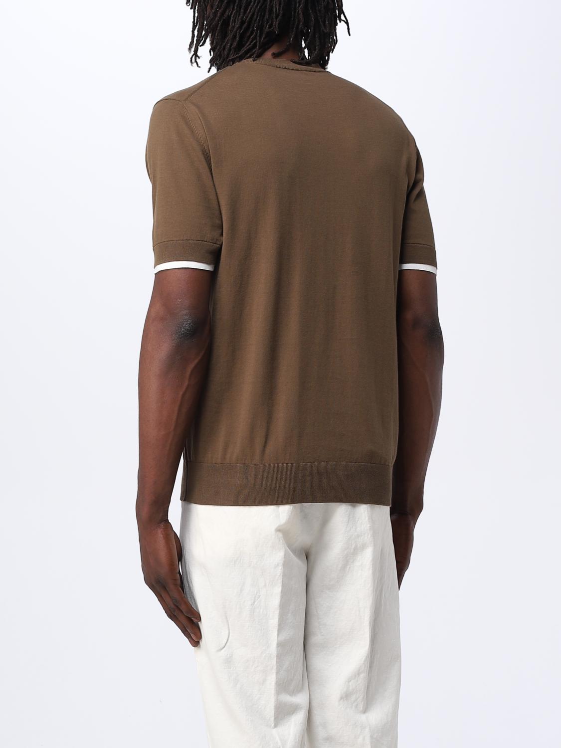 PAOLO PECORA PULL: Pull homme Paolo Pecora, Marron - Img 3