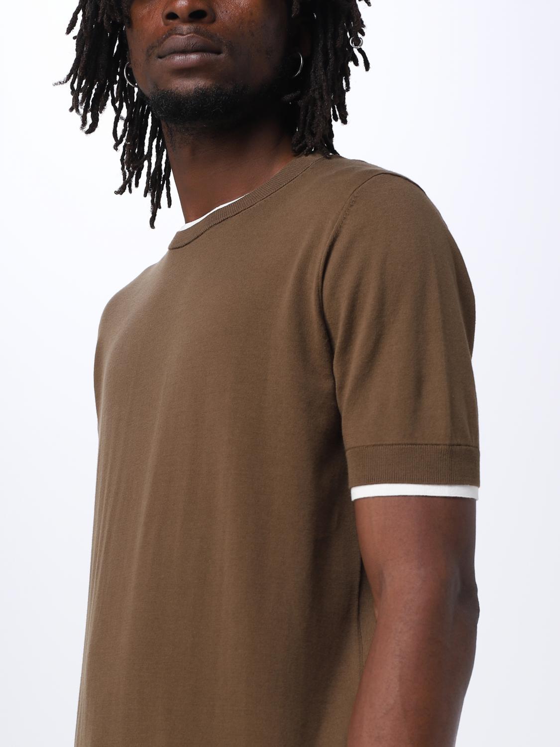 PAOLO PECORA PULL: Pull homme Paolo Pecora, Marron - Img 4
