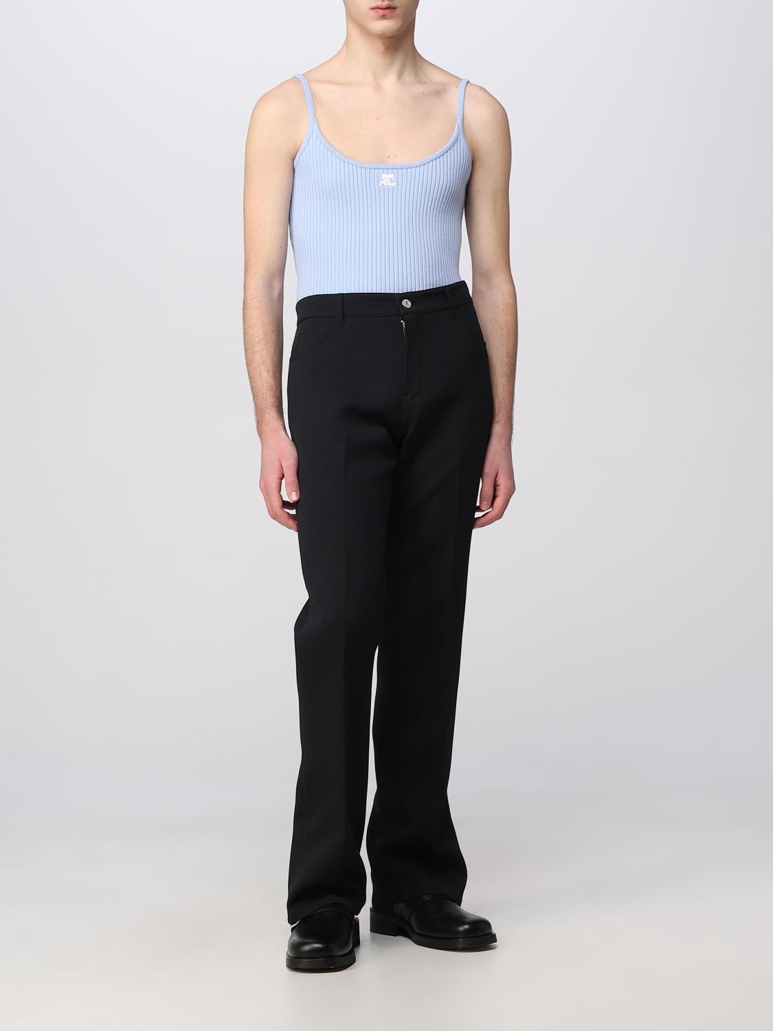 COURRÈGES TANK TOP: Pullover herren CourrÈges, Blau - Img 2