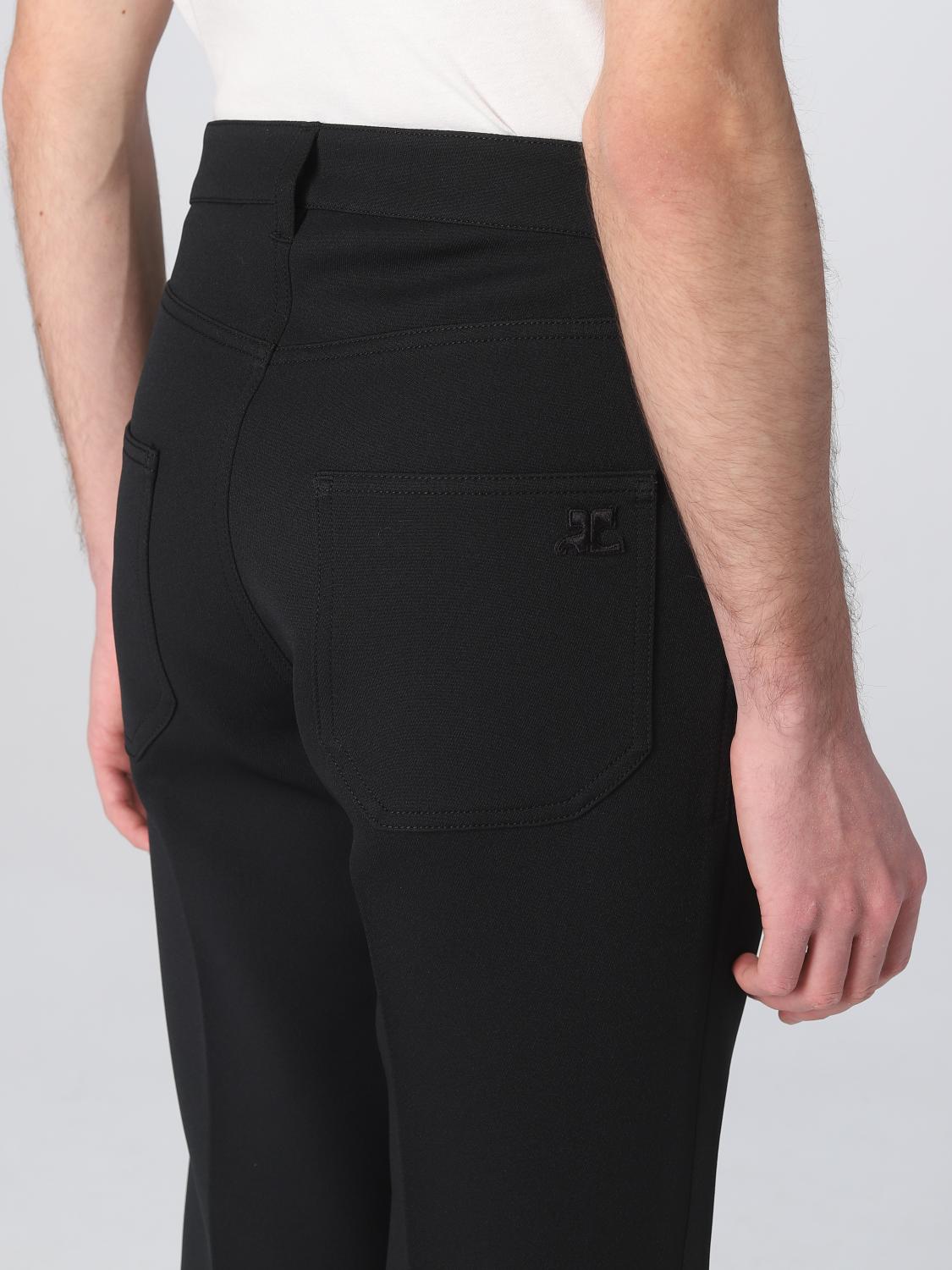 Courrèges Pantalon homme - Noir | 123CPA021PL0007 | GIGLIO.COM