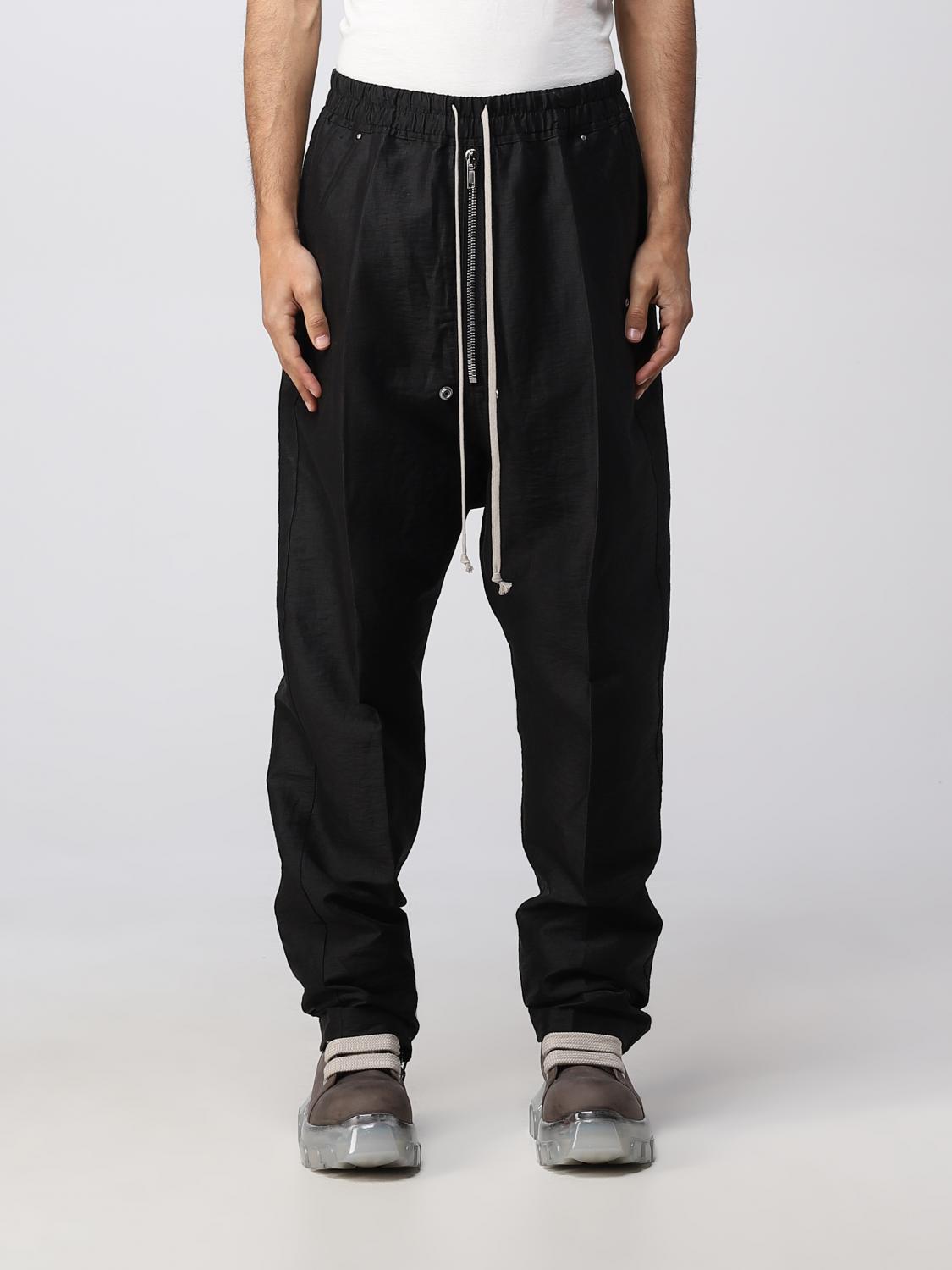 Rick Owens サルエルパンツ ブラック 48 IT / 38 US Rick Owens ブラックパンツ Rick Owens サルエルパンツ ブラック