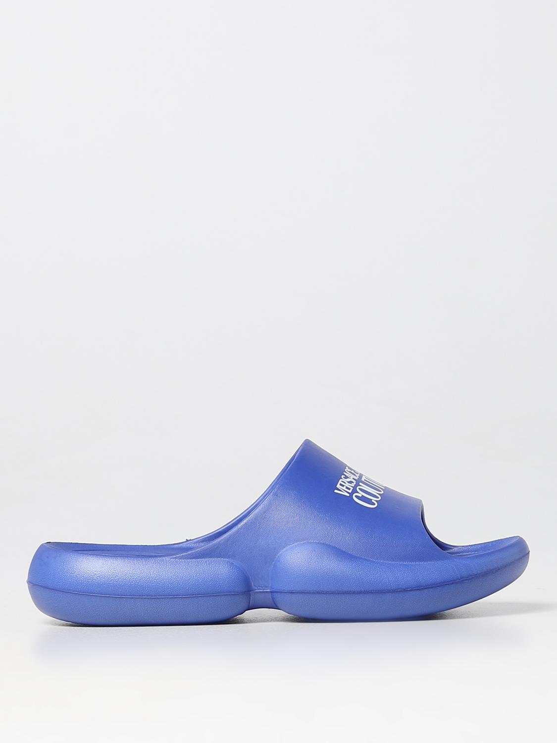 VERSACE JEANS COUTURE  サンダル Amazon | Versace Jeans Couture ブルー シグネチャー