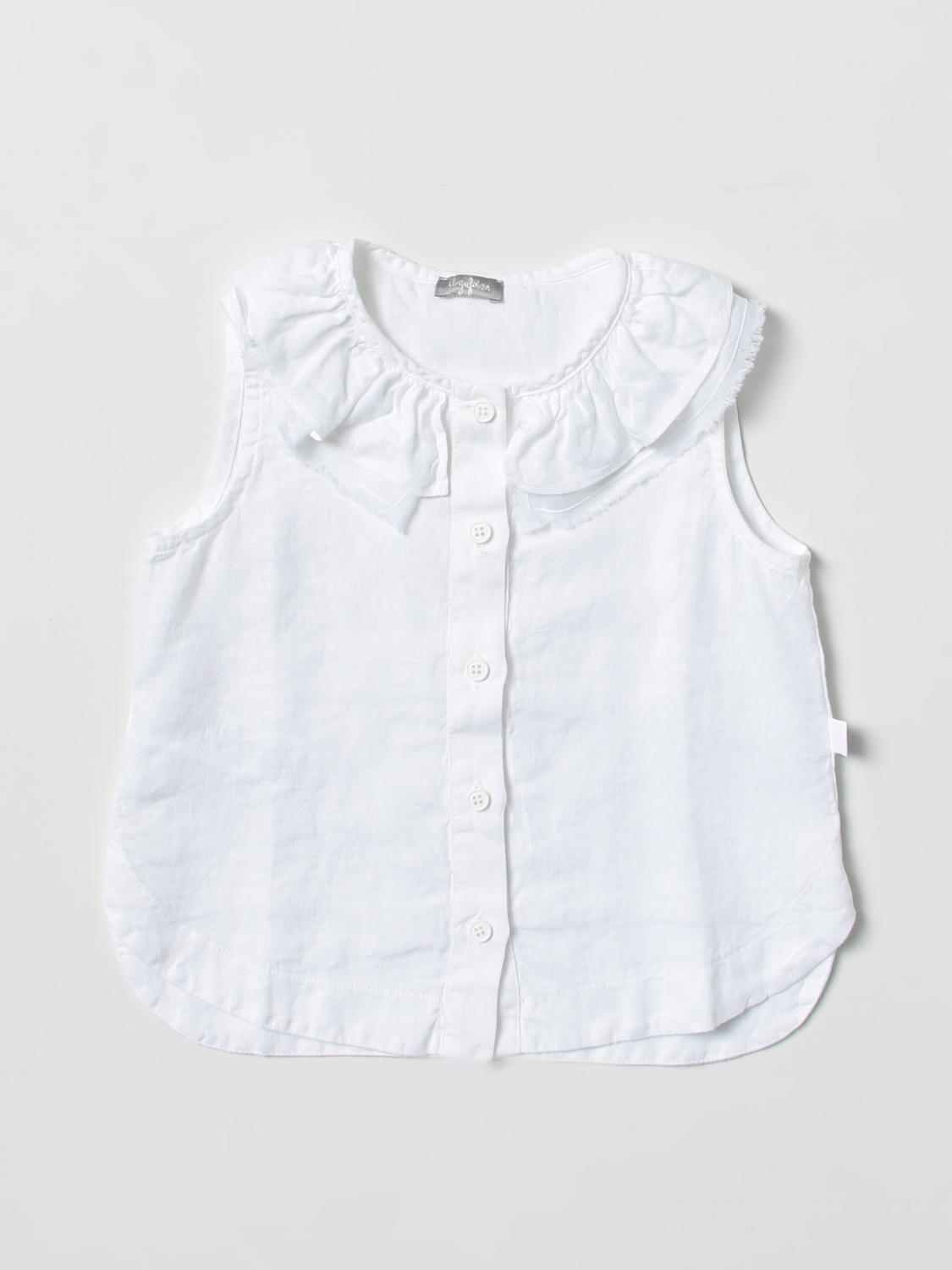 IL GUFO SHIRT: Shirt kids Il Gufo, White - Img 1