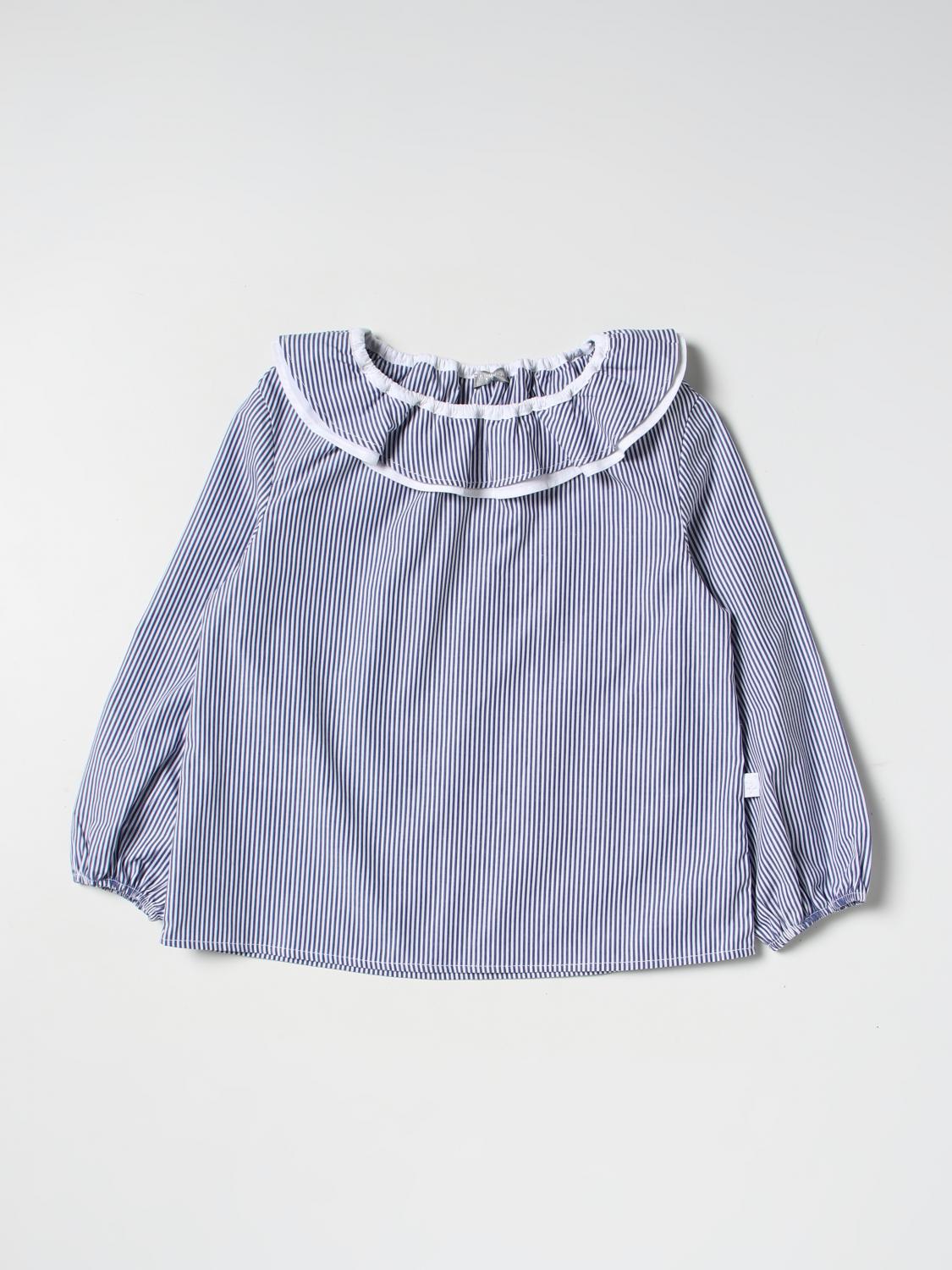 IL GUFO CAMISA: Camisa niños Il Gufo, Azul Oscuro - Img 1