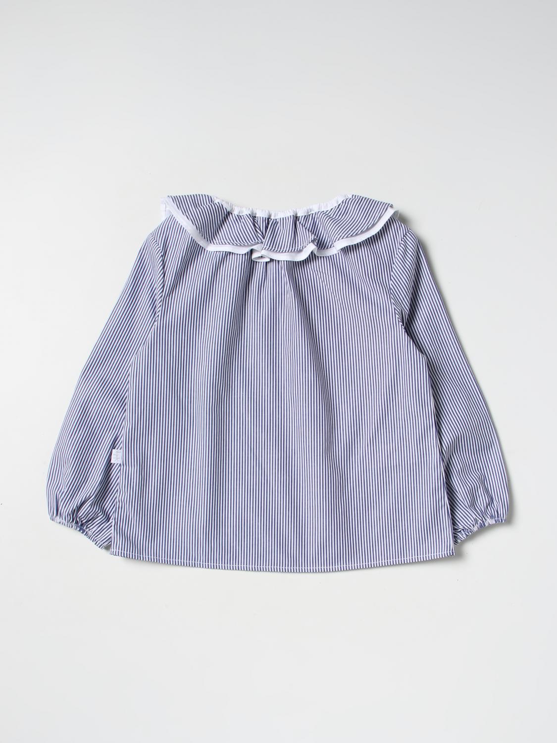 IL GUFO CAMISA: Camisa niños Il Gufo, Azul Oscuro - Img 2