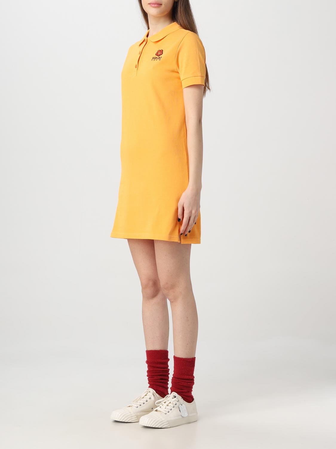 KENZO DRESS: Dress woman Kenzo, Orange - Img 3