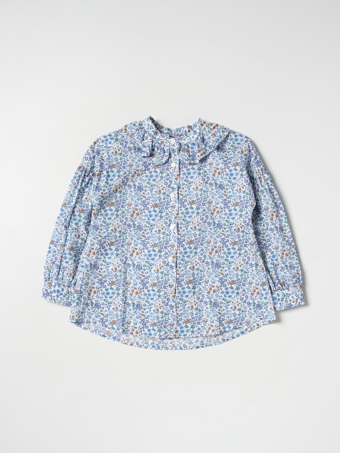 IL GUFO CAMISA: Camisa niños Il Gufo, Azul Claro - Img 1