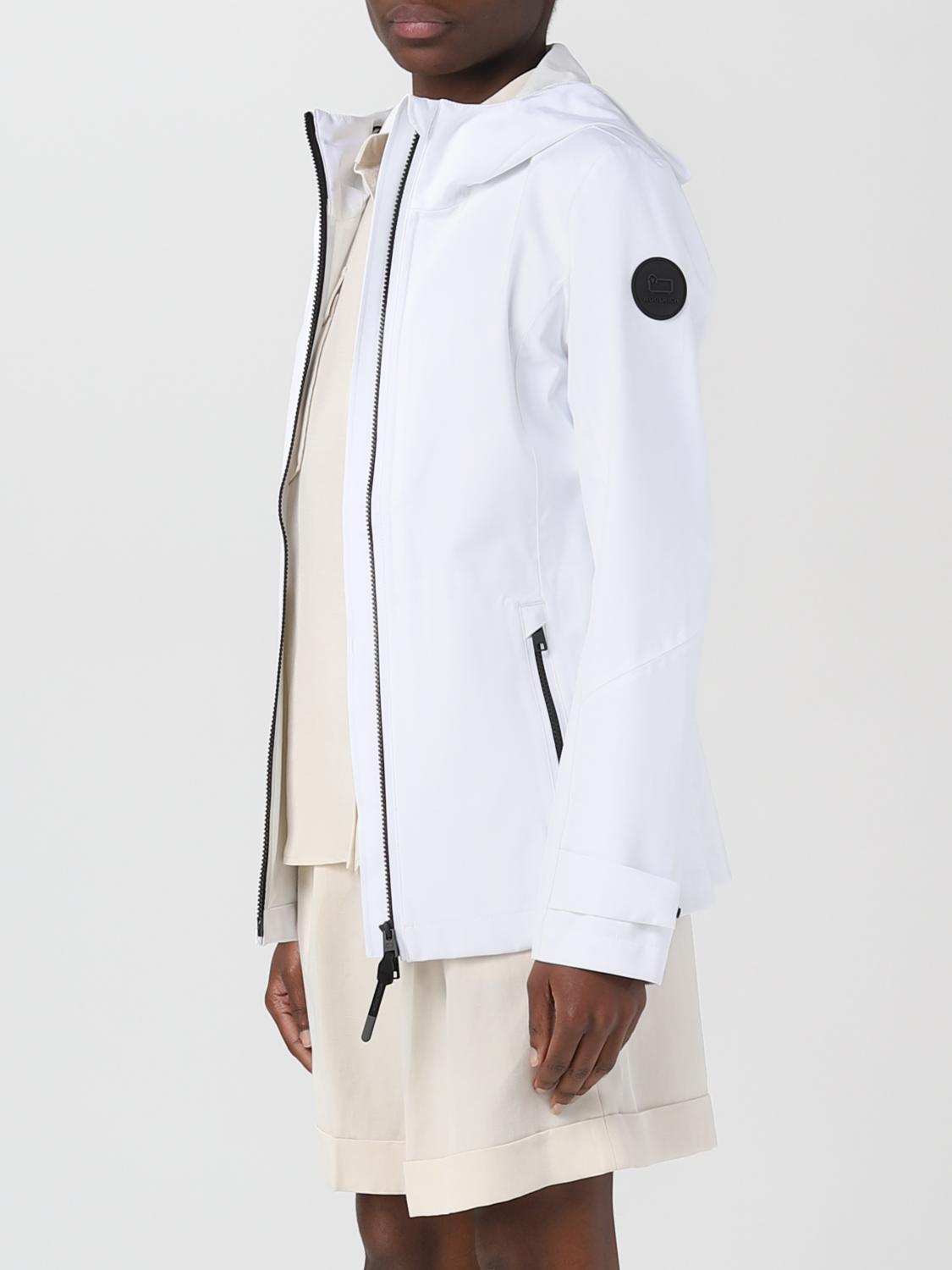 WOOLRICH GIACCA: Giacca Woolrich in nylon, Bianco - Img 3