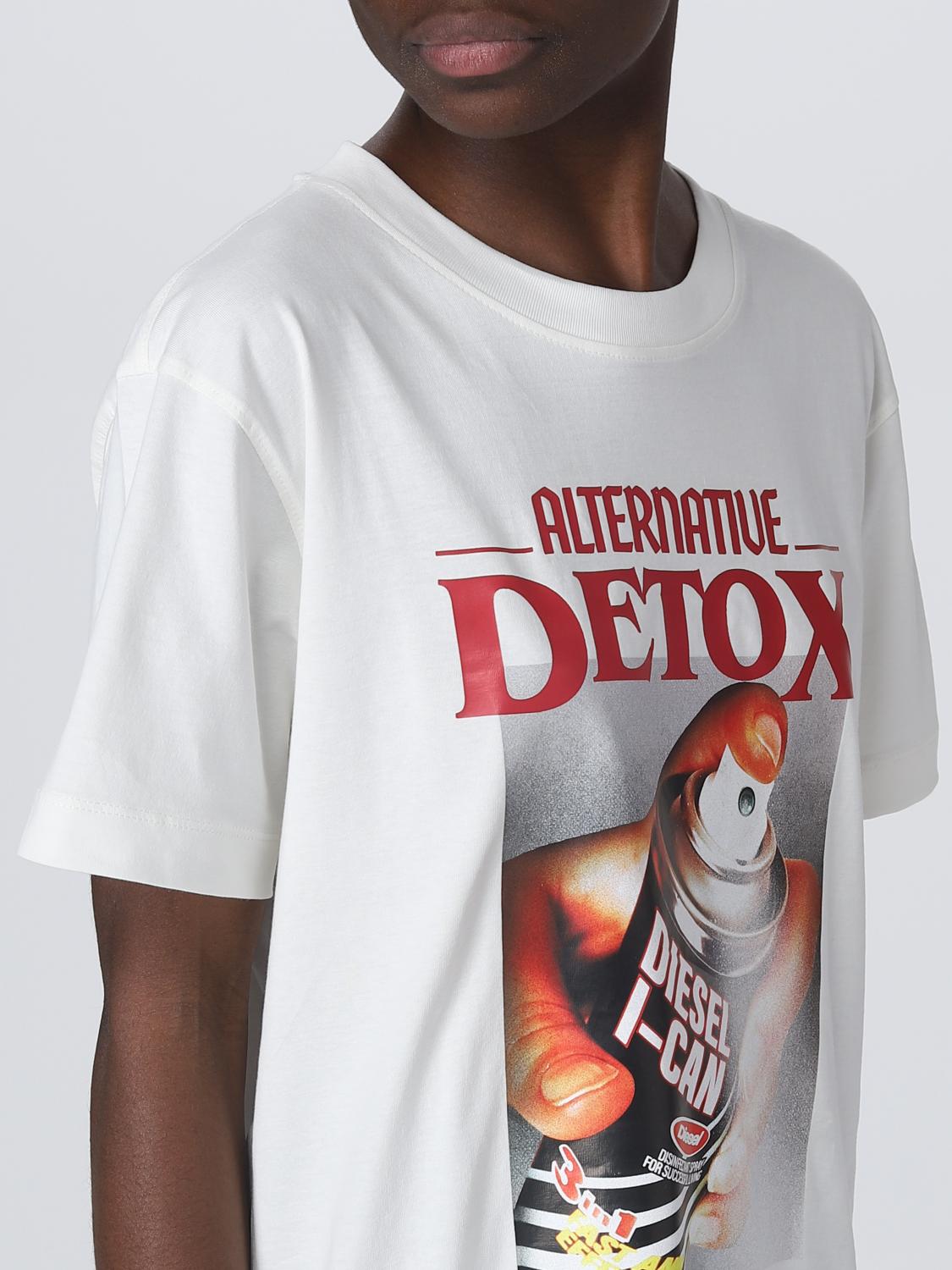 DIESEL T-SHIRT: Pull femme Diesel, Blanc - Img 4