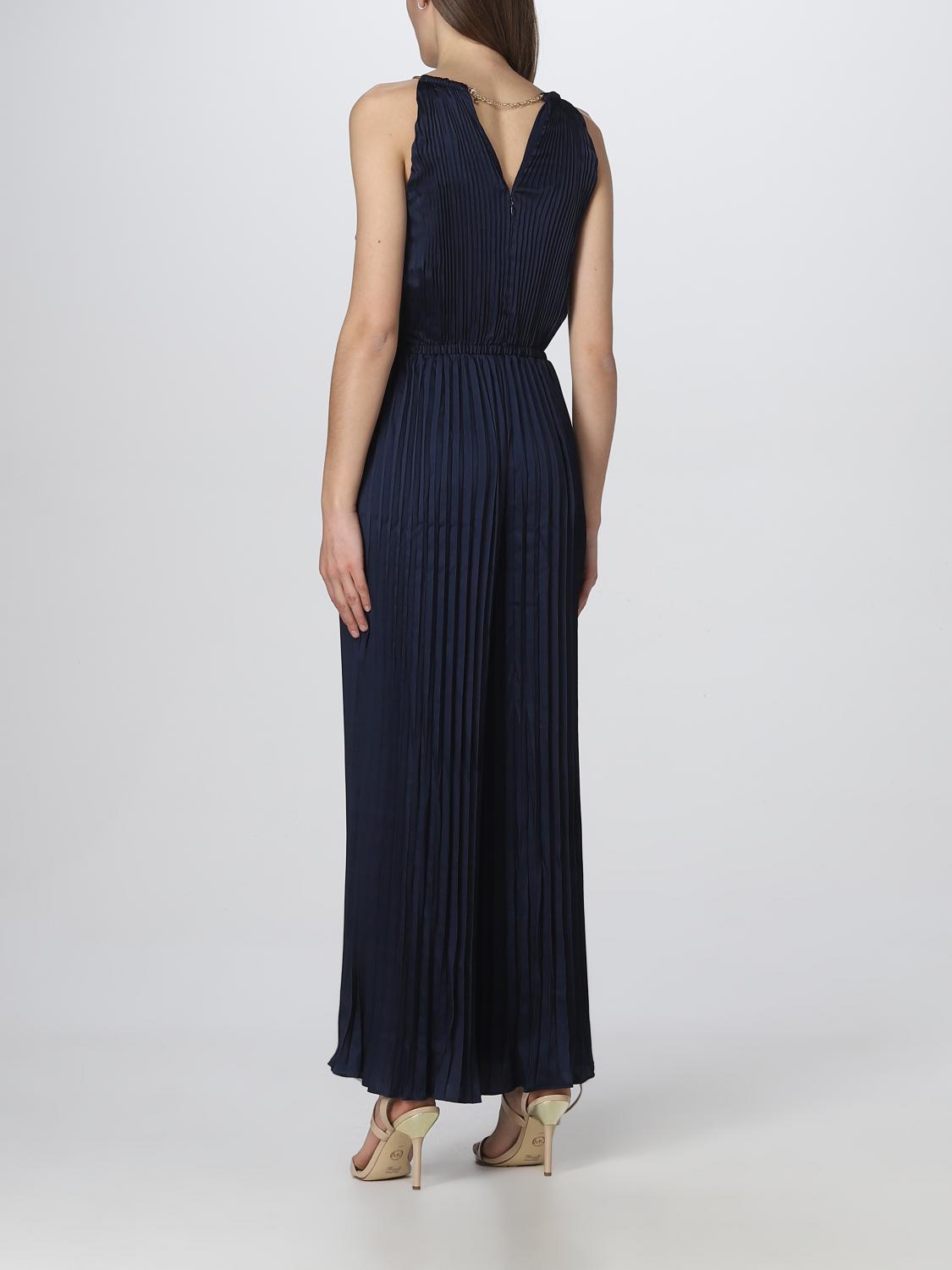 Michael Kors jumpsuit in georgette - Blue | MS2812Y2GJ | GIGLIO.COM