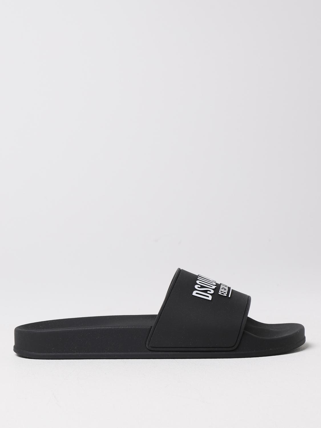 DSQUARED2 SANDALEN: Sandalen herren Dsquared2, Schwarz - Img 1