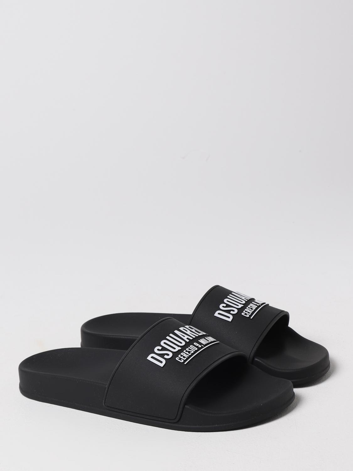DSQUARED2 SANDALEN: Sandalen herren Dsquared2, Schwarz - Img 2