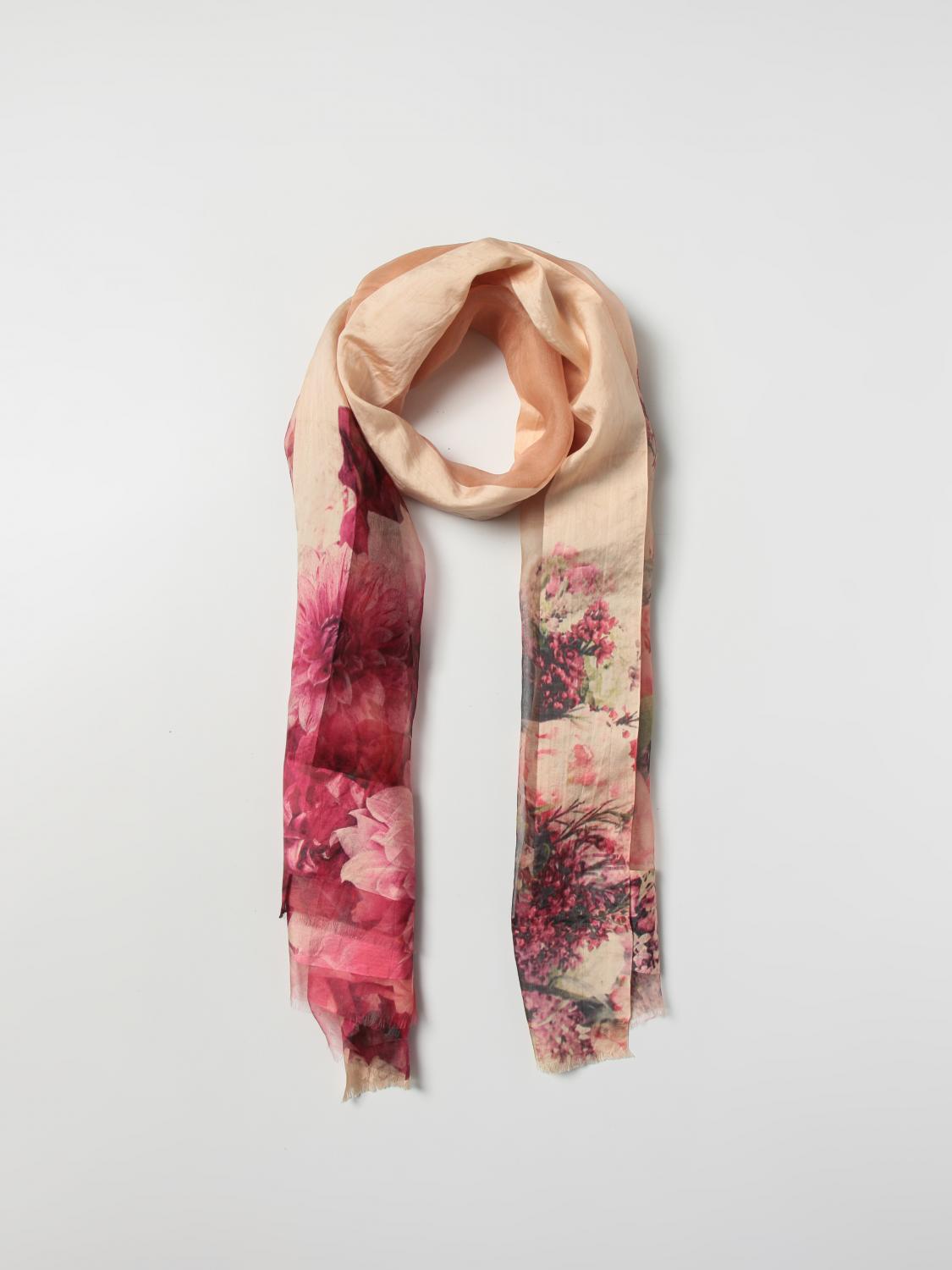 FALIERO SARTI SCIARPA: Sciarpa Faliero Sarti in seta con stampa floreale , Fantasia - Img 2