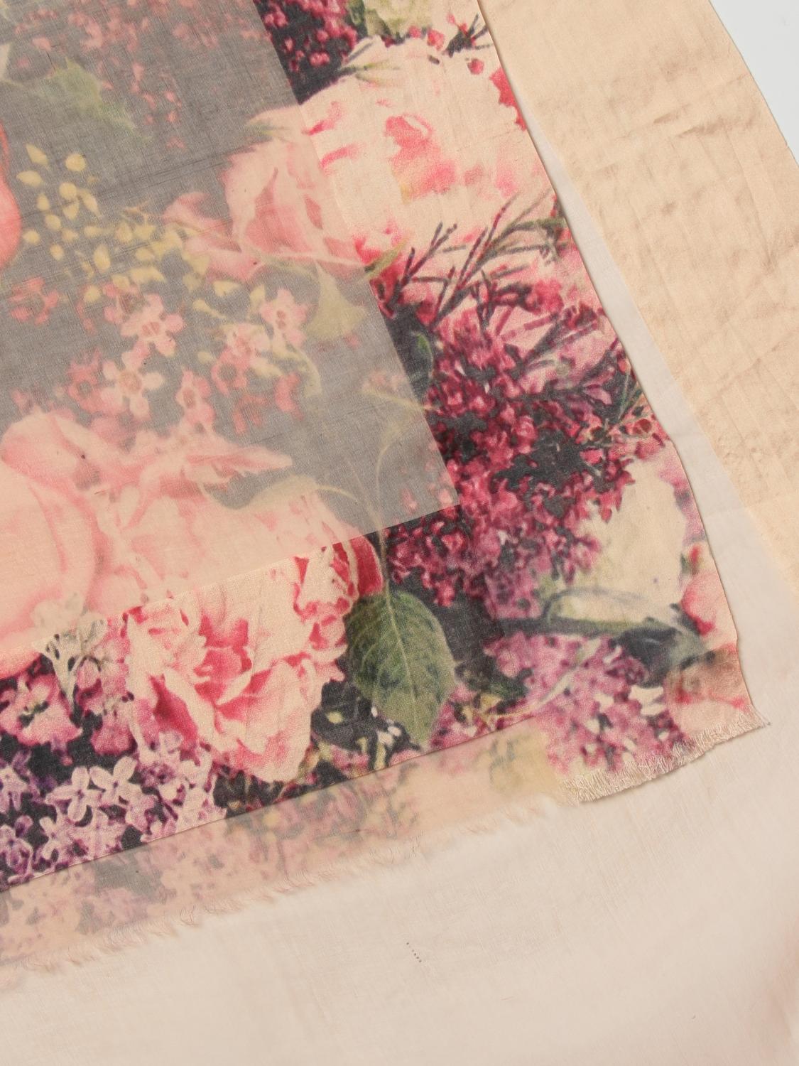 FALIERO SARTI SCIARPA: Sciarpa Faliero Sarti in seta con stampa floreale , Fantasia - Img 3