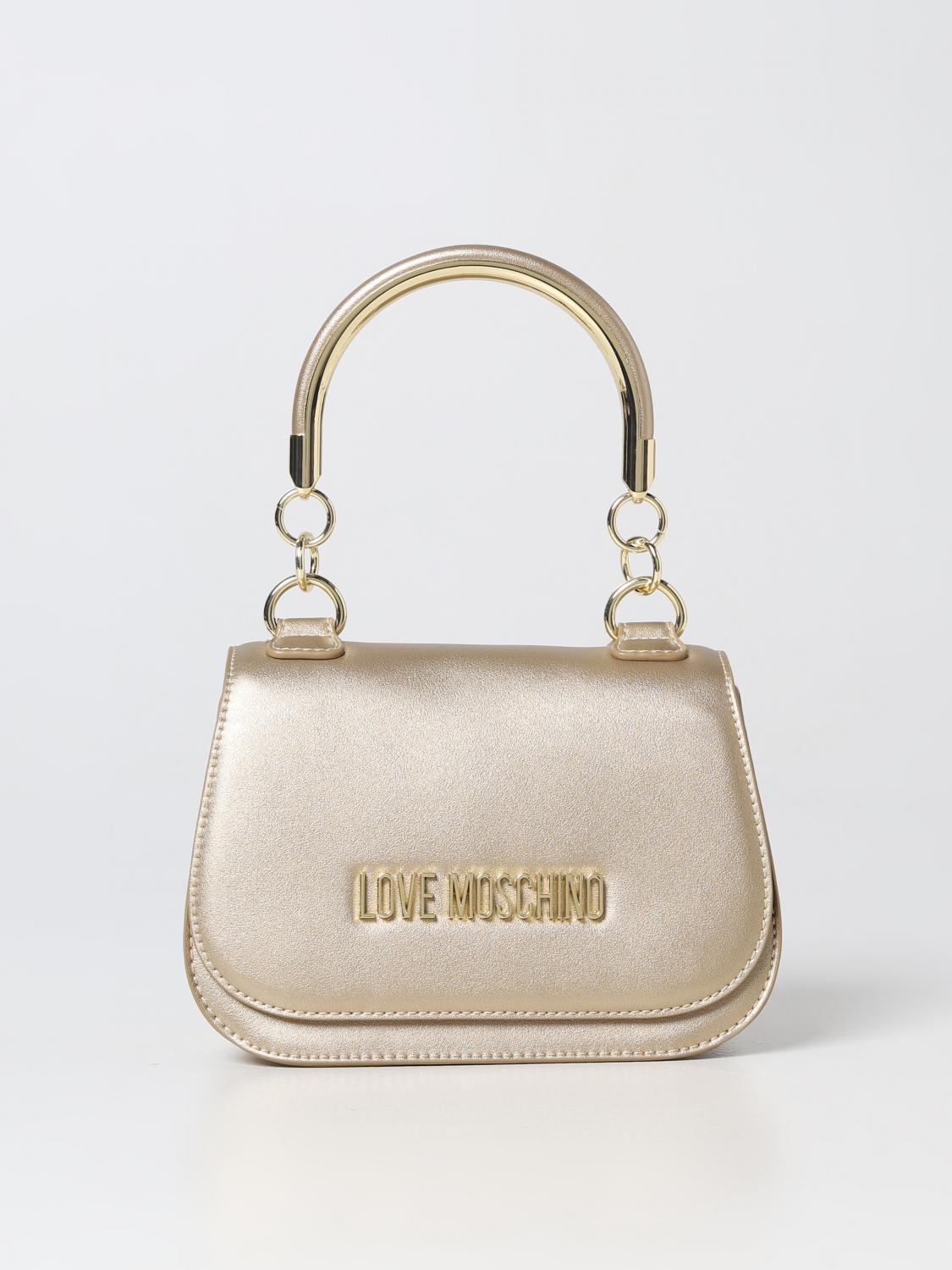 Love Moschino Damen Schultertasche In Gold – Stylisch & Praktisch Mit Verstellbarem Trageriemen