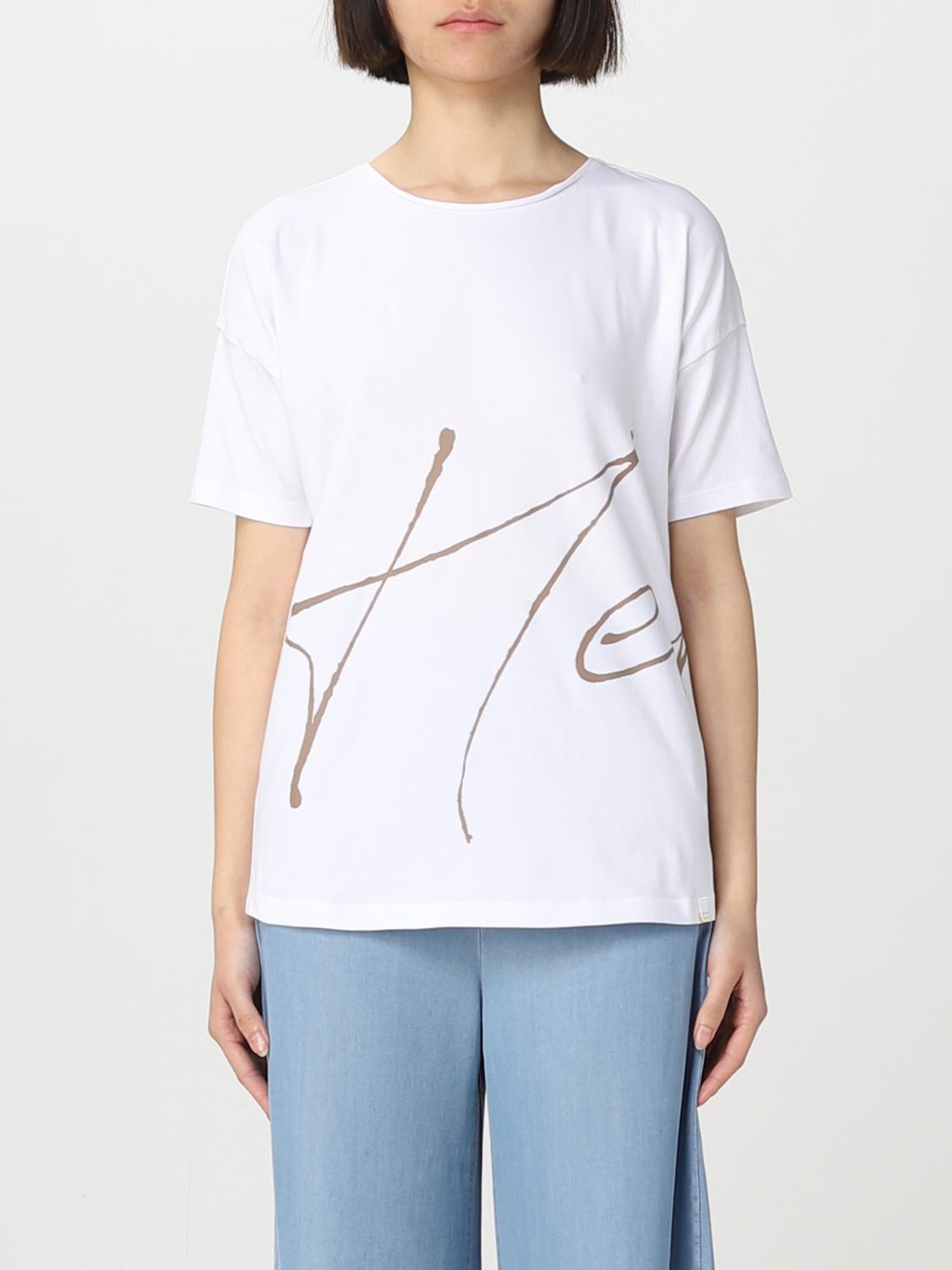 Herno Outlet: T-shirt damen - Weiß | Herno T-Shirt Herno Outlet: T-shirt damen - Weiß | Herno T-Shirt