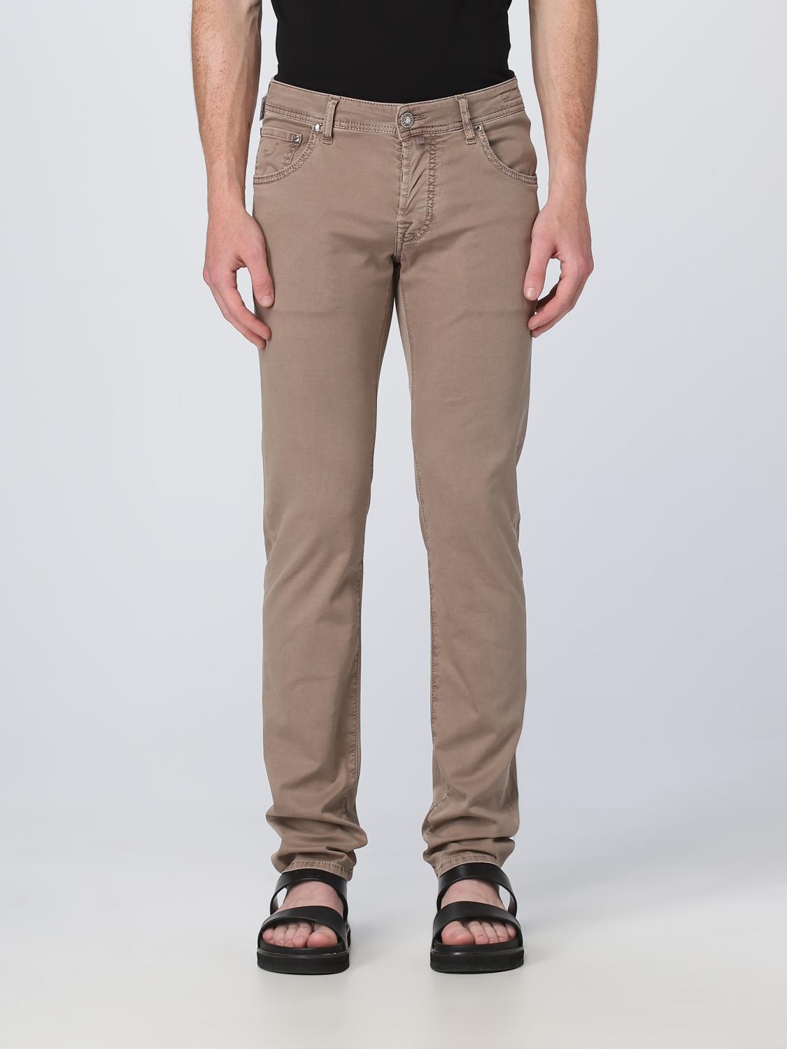 JACOB COHEN PANTALONI: Pantaloni Jacob Cohen in cotone e lyocell stretch, Tortora - Img 1