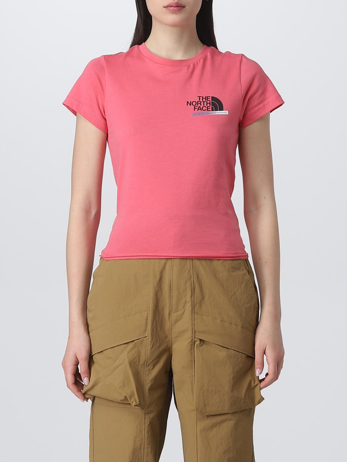 THE NORTH FACE T-SHIRTS: T-shirt The North Face in cotone, Rosa - Img 1
