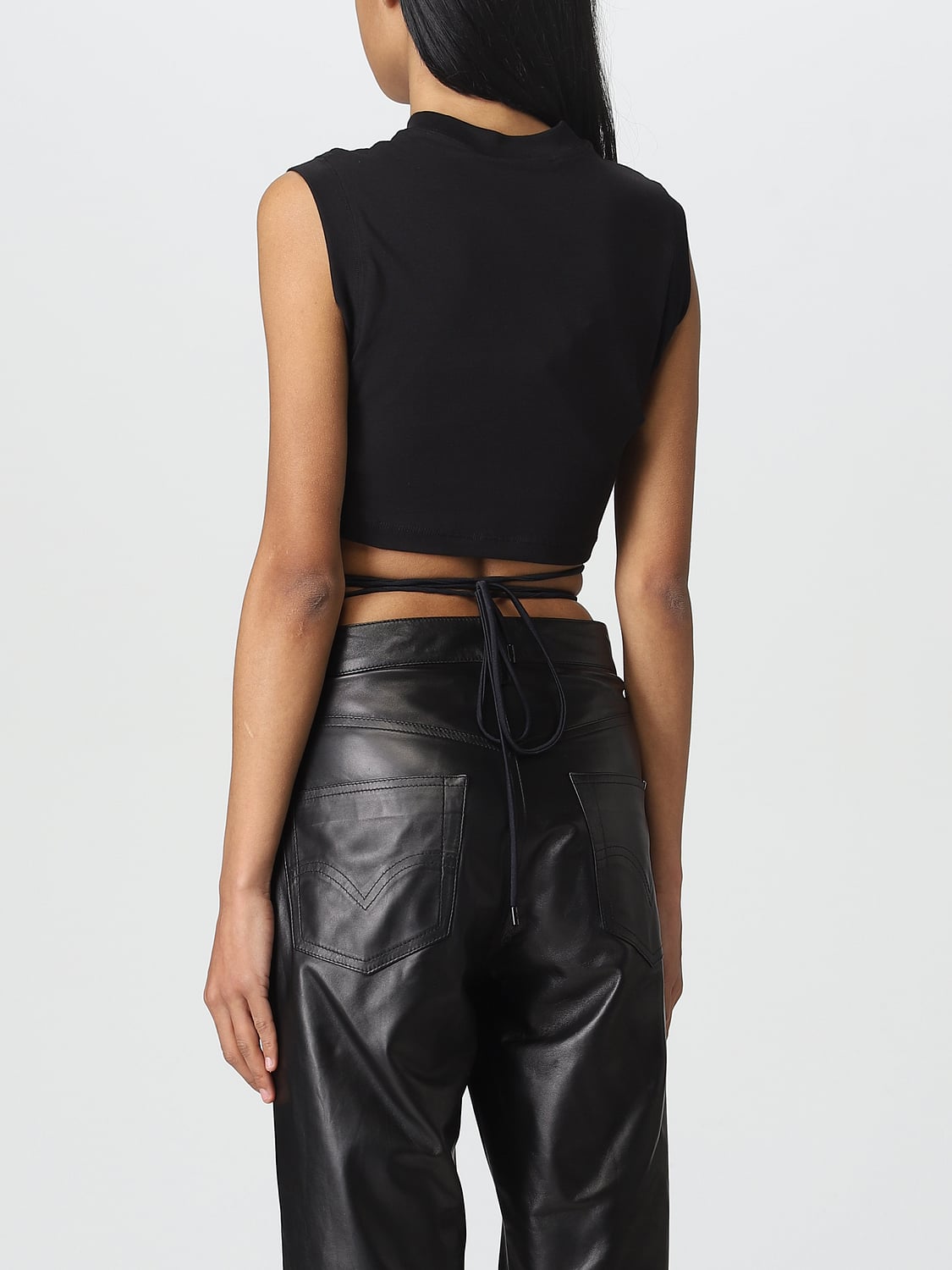 VERSACE JEANS COUTURE TOP: Top e bluse donna Versace Jeans Couture, Nero - Img 2