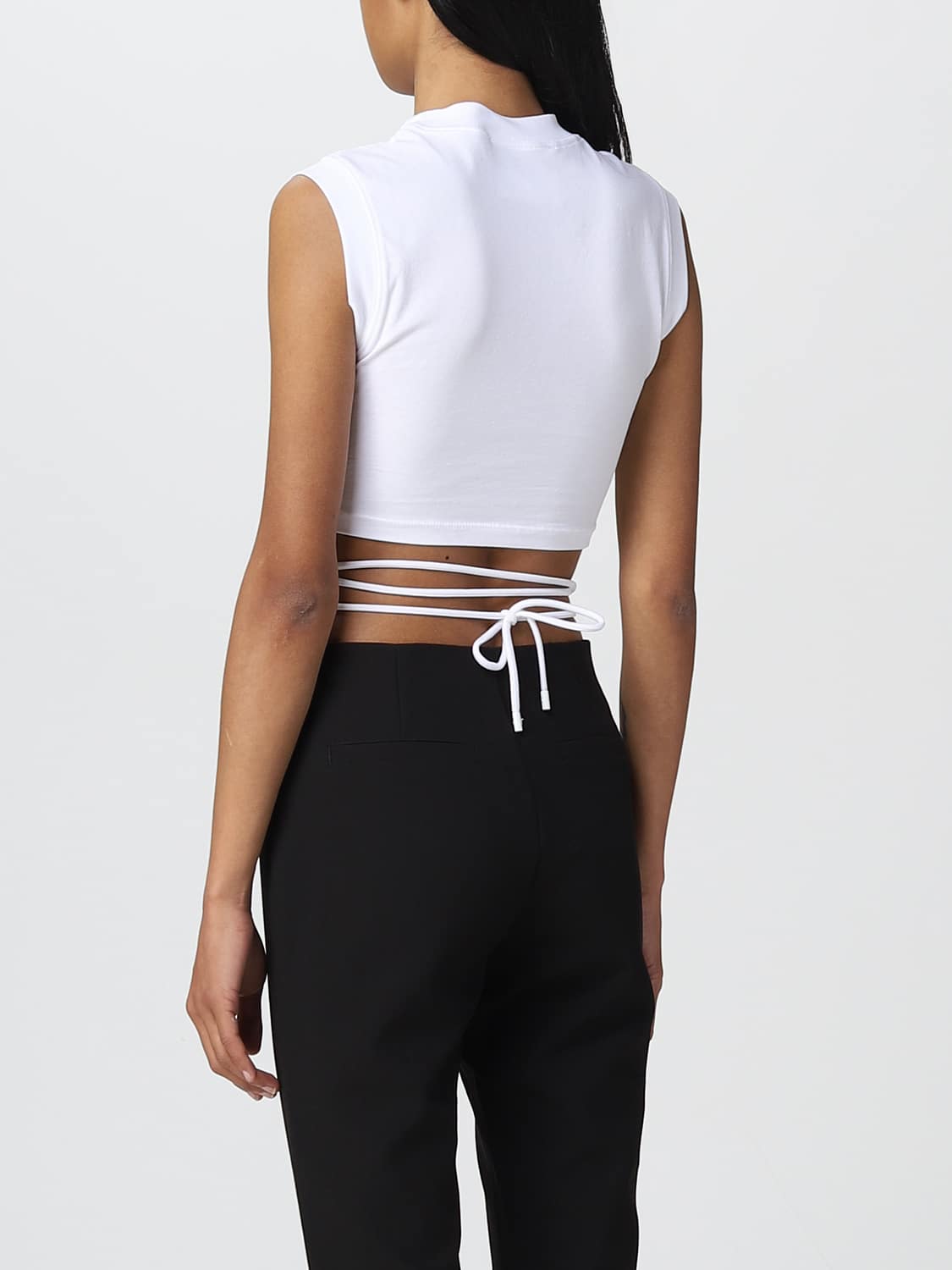 VERSACE JEANS COUTURE TOP: Top mujer Versace Jeans Couture, Blanco 2 - Img 2