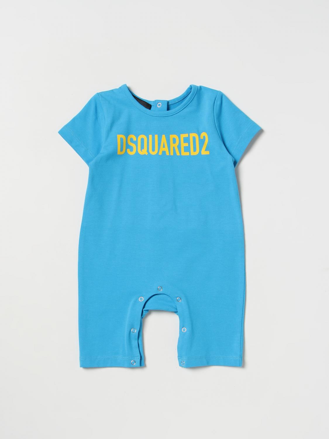 DSQUARED2 MAMELUCO: Mamelucos niños Dsquared2 Junior, Azul Claro - Img 1