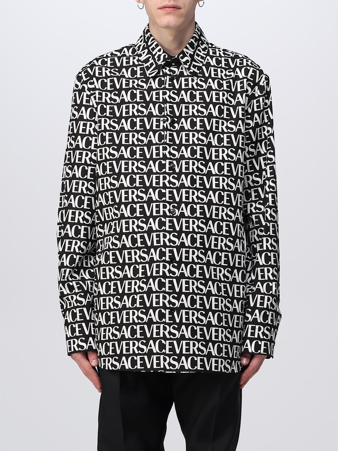 VERSACE CAMISA: Camisa hombre Versace, Negro - Img 1