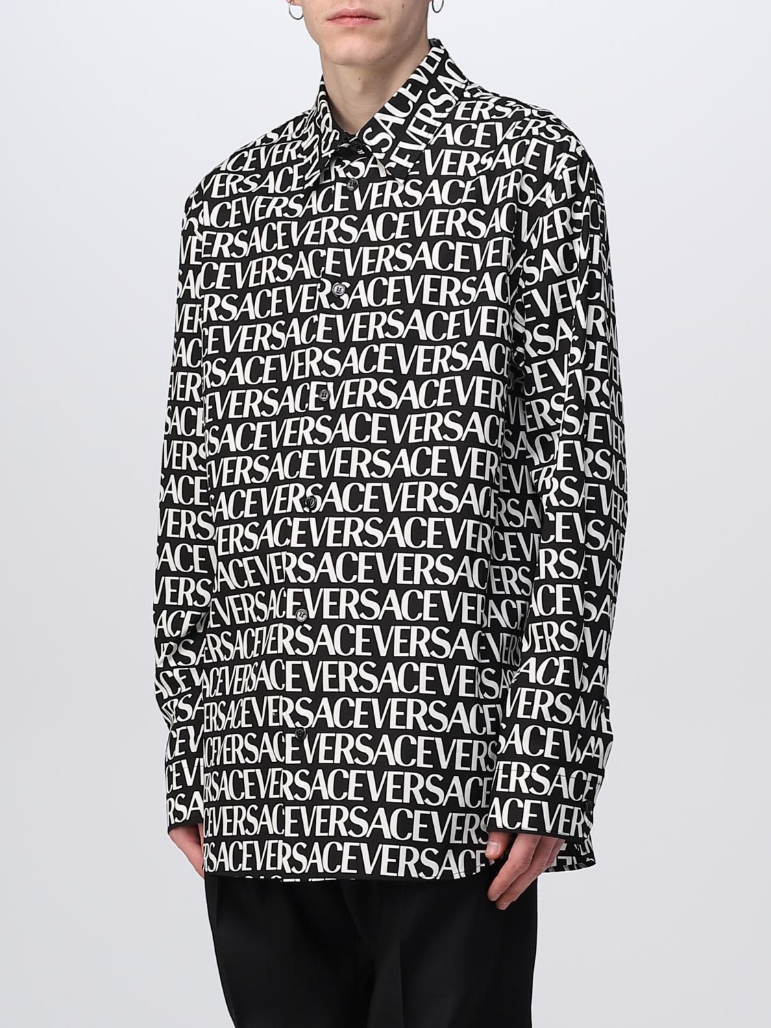VERSACE CAMISA: Camisa hombre Versace, Negro - Img 4