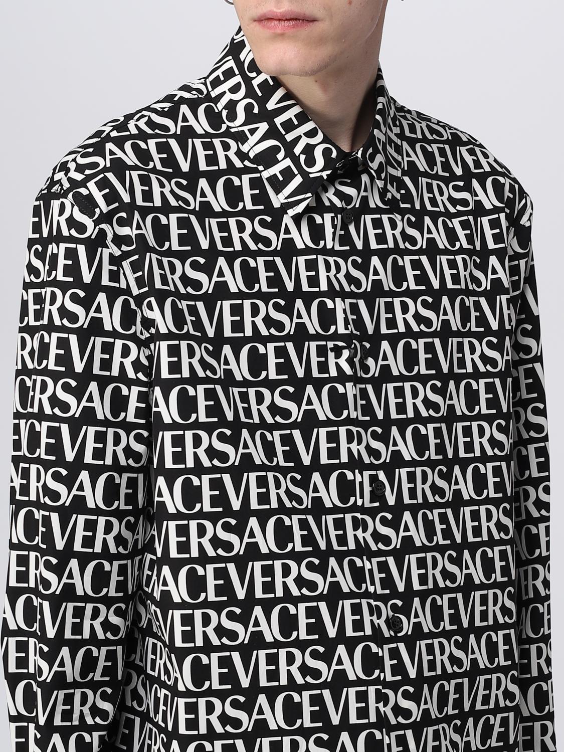 VERSACE CAMISA: Camisa hombre Versace, Negro - Img 5