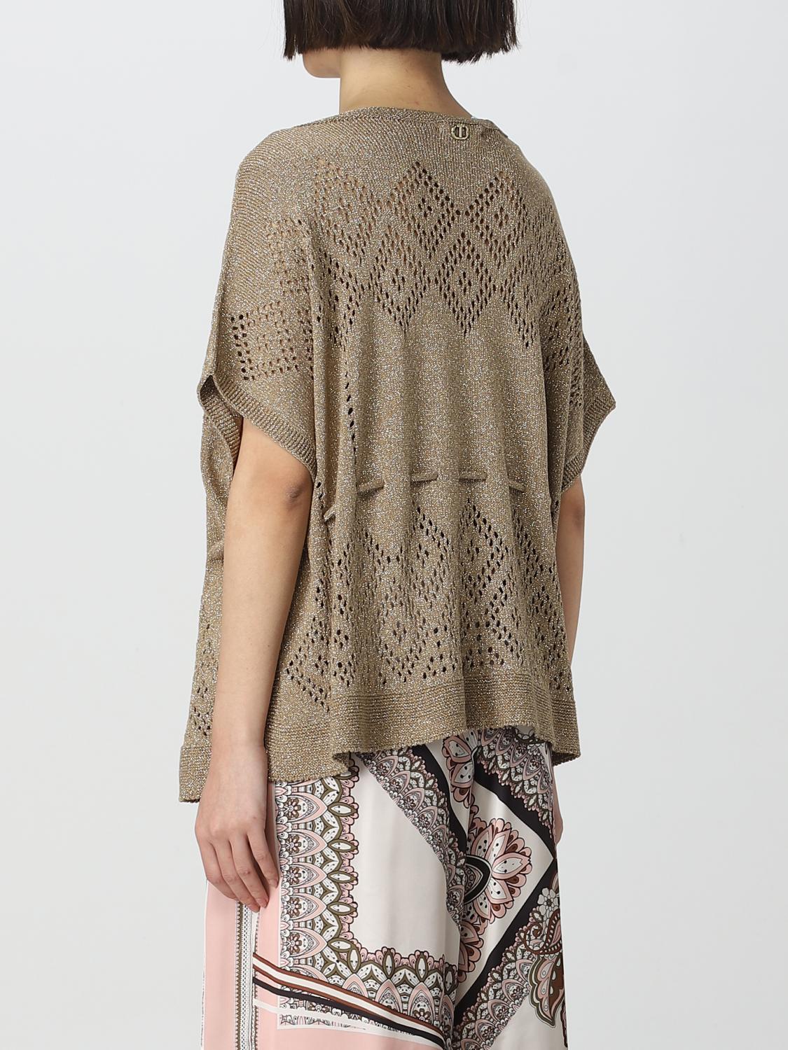 TWINSET MANTELLA: Giacca donna Twinset, Cammello - Img 2