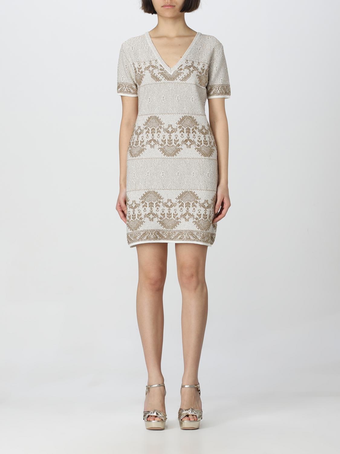 Twinset knit dress - Ivory | 231TT3250 | GIGLIO.COM