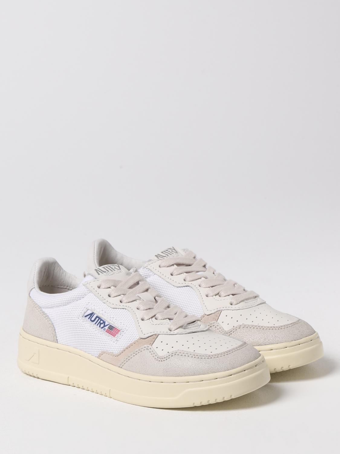AUTRY SNEAKERS: Sneakers Medalist 01 Autry in pelle e mesh, Bianco - Img 2