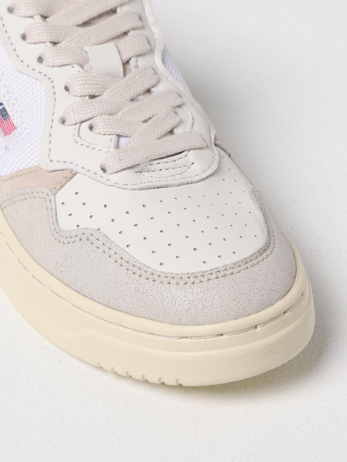 AUTRY SNEAKERS: Sneakers Medalist 01 Autry in pelle e mesh, Bianco - Img 4