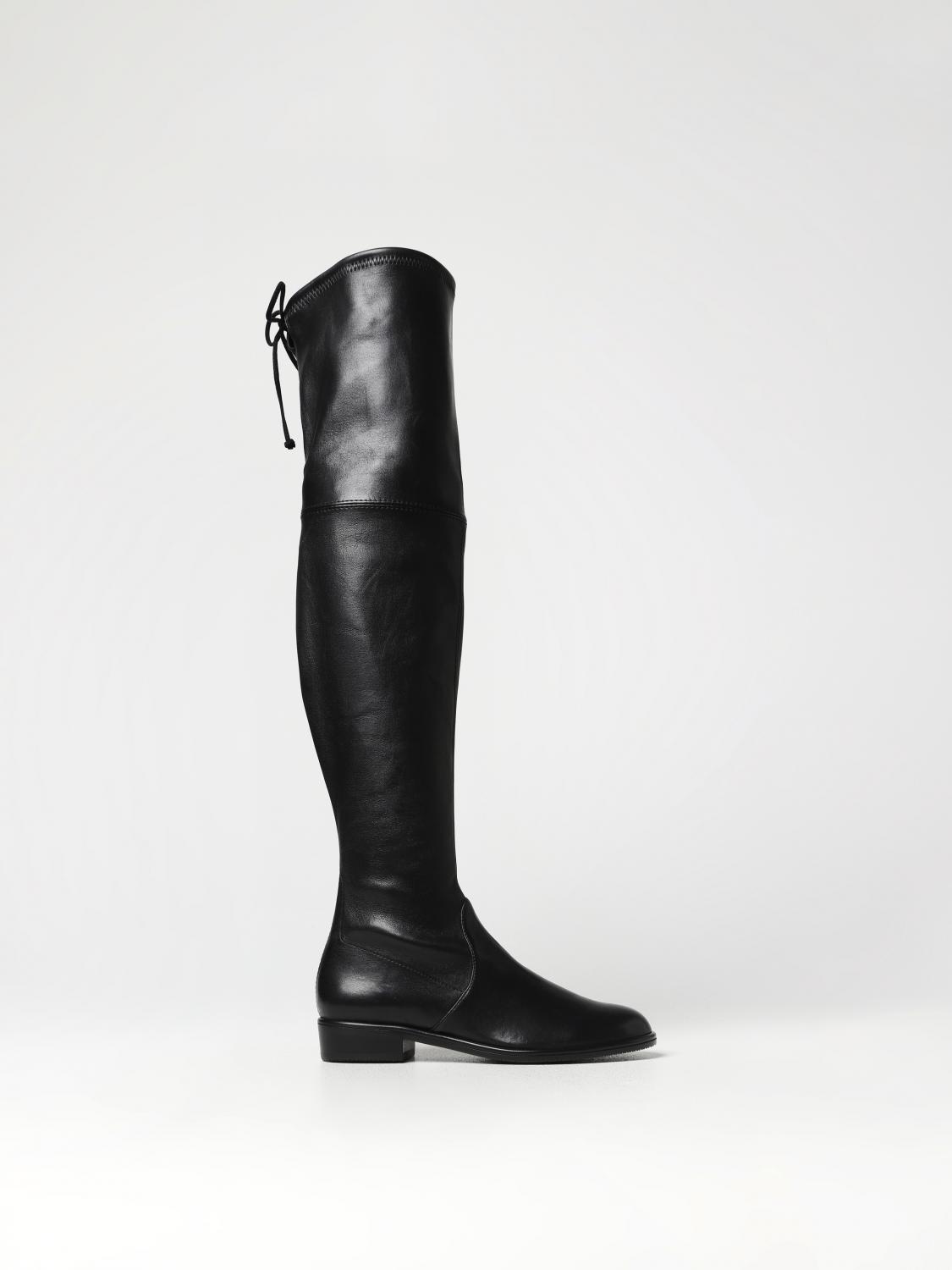 STUART WEITZMAN STIEFEL: Stiefel damen Stuart Weitzman, Schwarz - Img 1