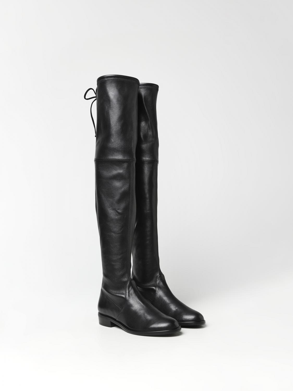 STUART WEITZMAN STIEFEL: Stiefel damen Stuart Weitzman, Schwarz - Img 2
