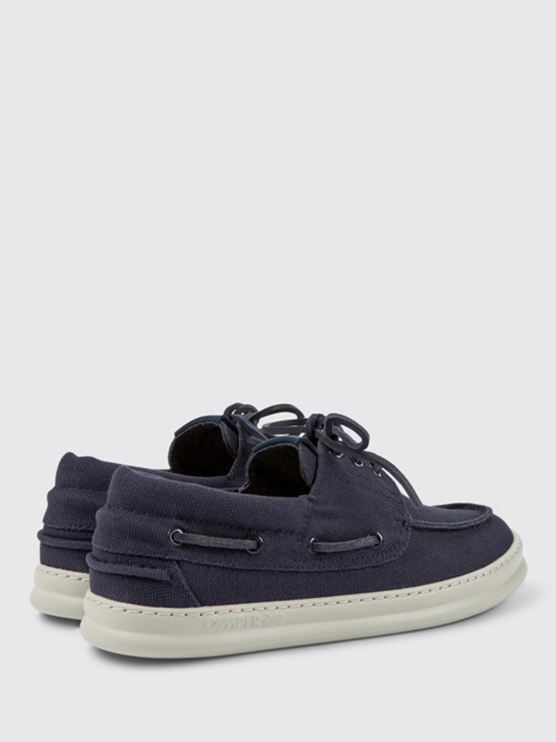 CAMPER SNEAKERS: Camper Runner moccasins in cotton, Blue - Img 3