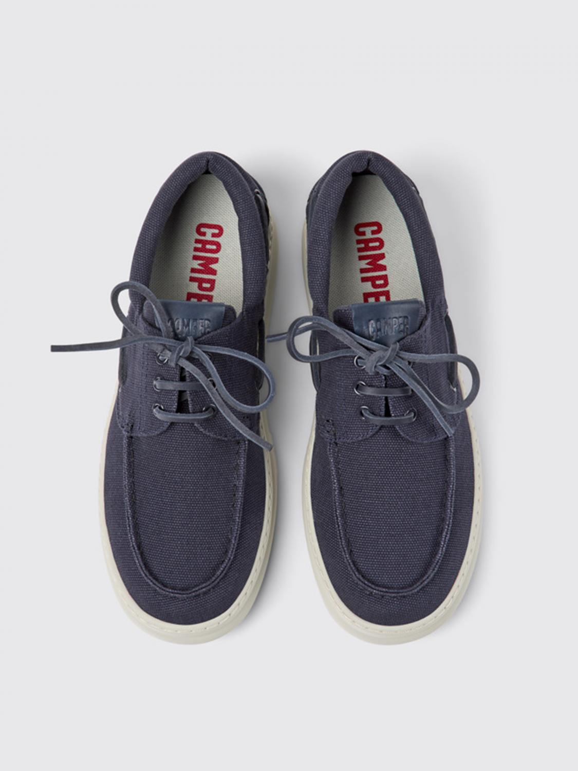 CAMPER SNEAKERS: Camper Runner moccasins in cotton, Blue - Img 4