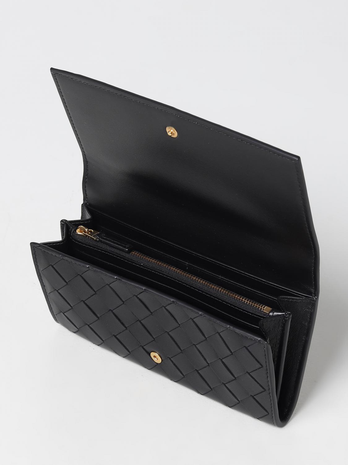 BOTTEGA VENETA 钱包: 钱包 女士 Bottega Veneta, 黑色 - Img 2