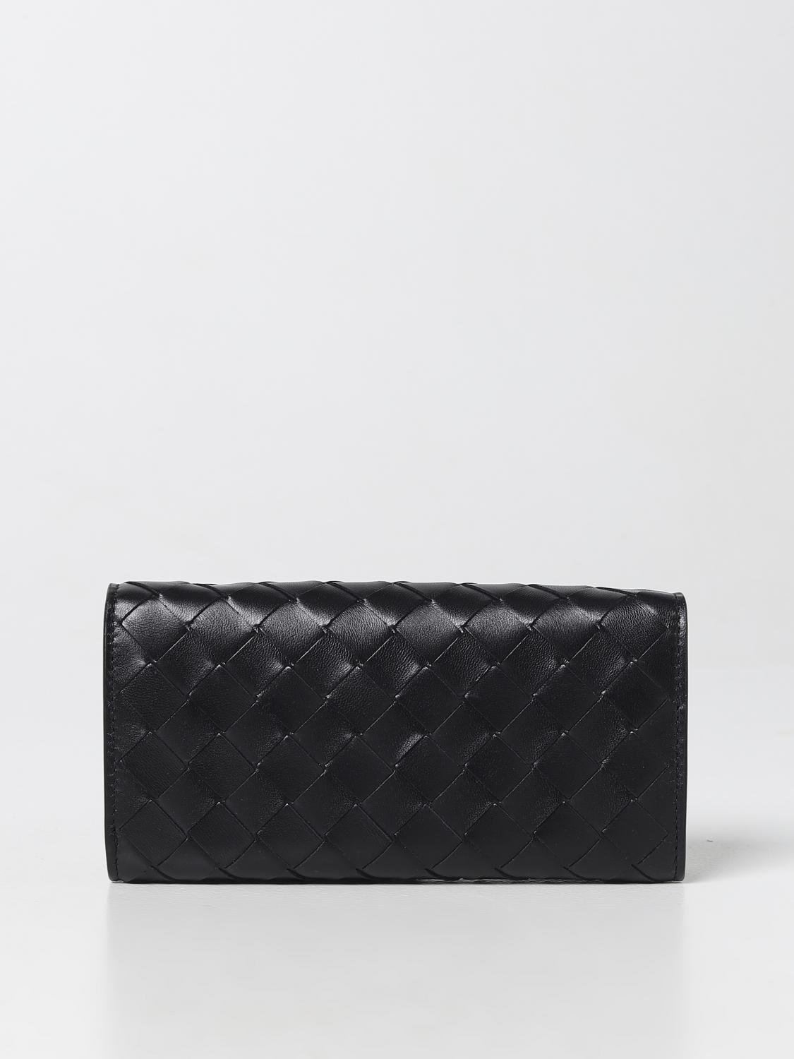 BOTTEGA VENETA 钱包: 钱包 女士 Bottega Veneta, 黑色 - Img 3
