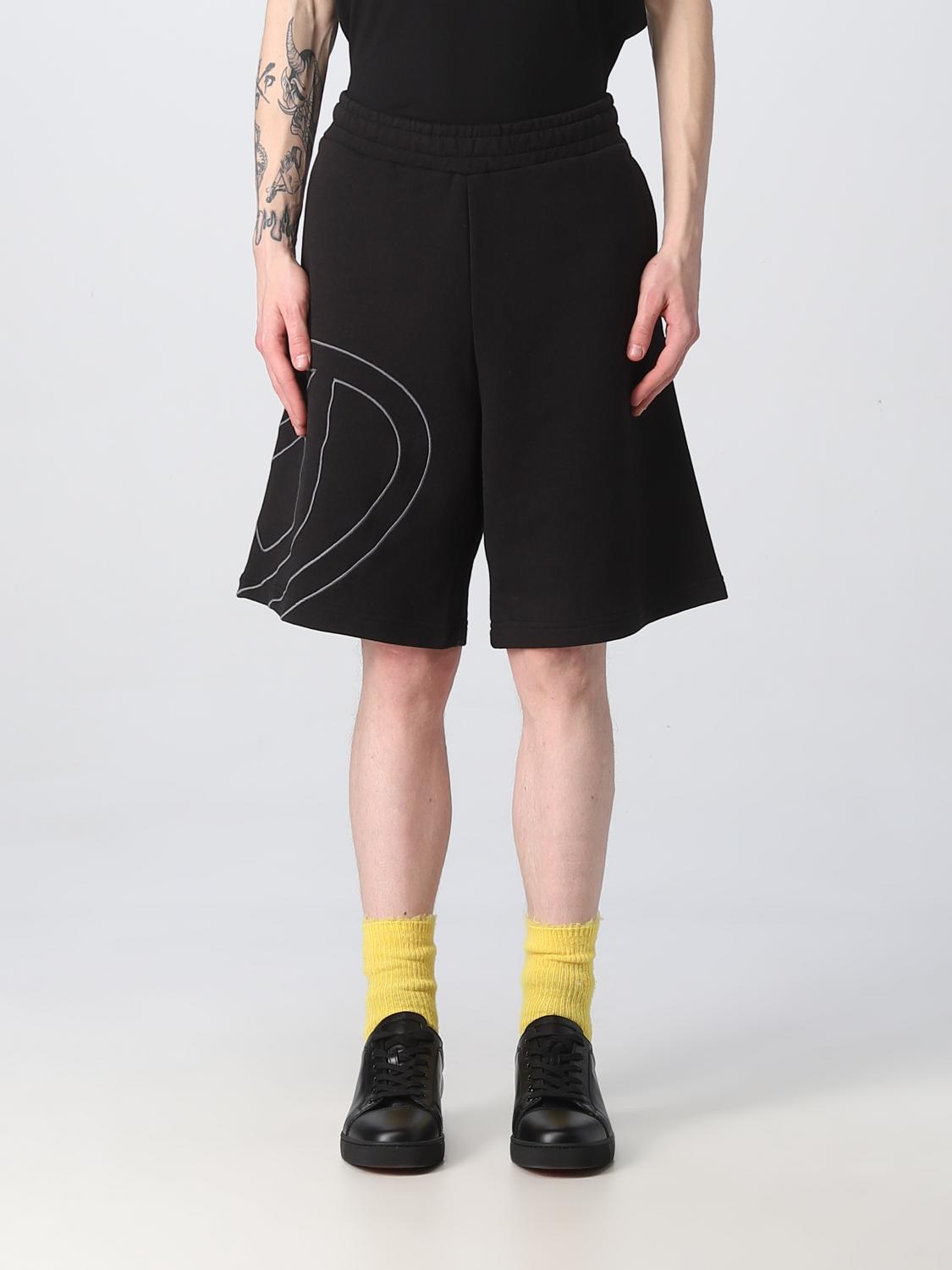 DIESEL: cotton trousers - Black | Diesel short A090990GYCJ