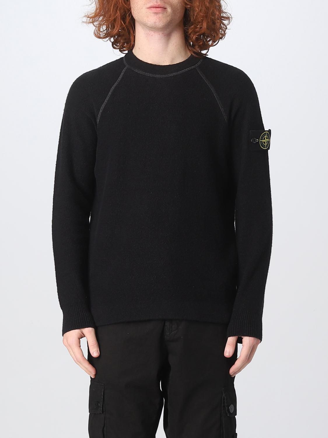 STONE ISLAND PULL: Pull homme Stone Island, Noir - Img 1