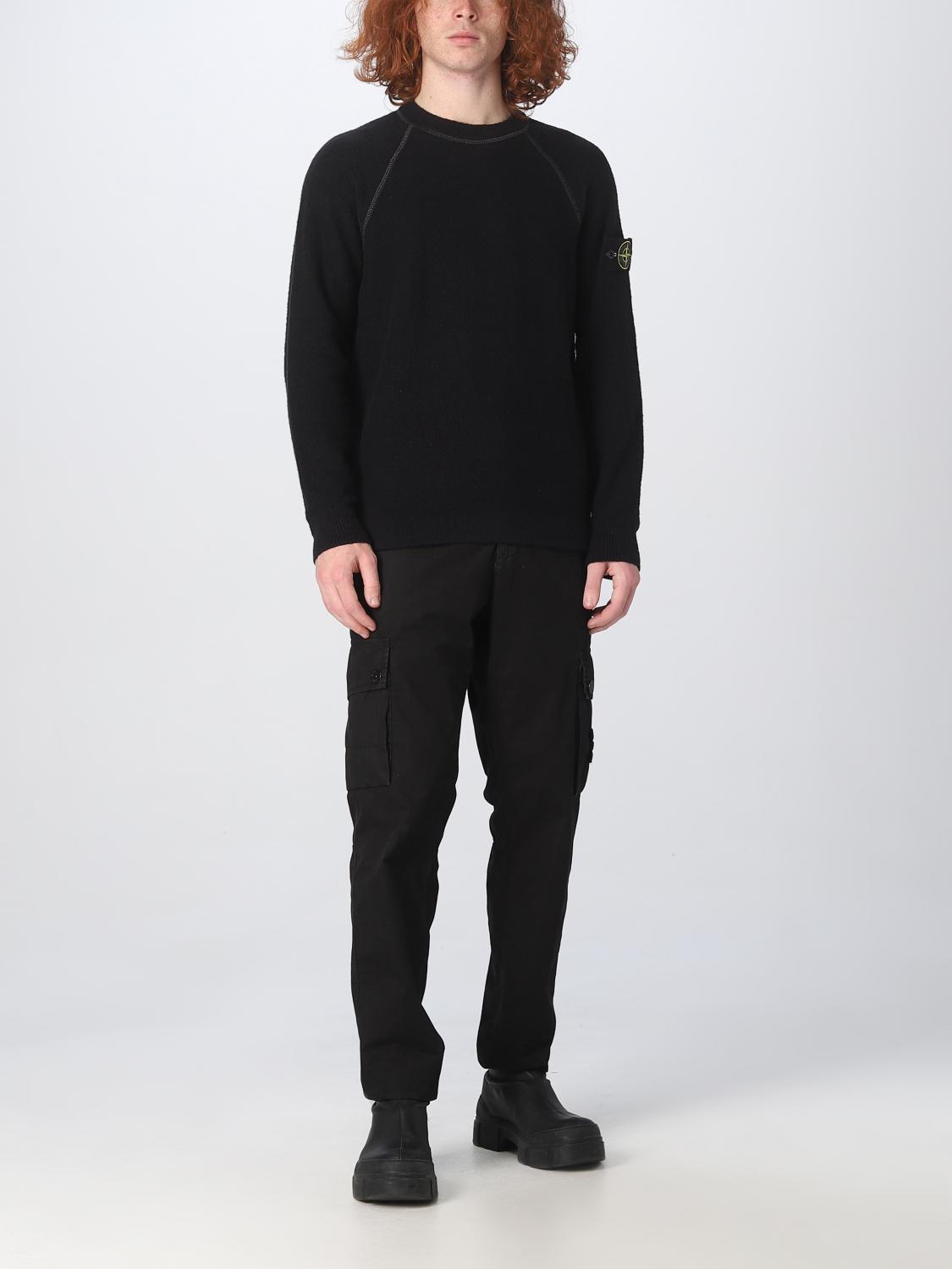 STONE ISLAND PULL: Pull homme Stone Island, Noir - Img 2