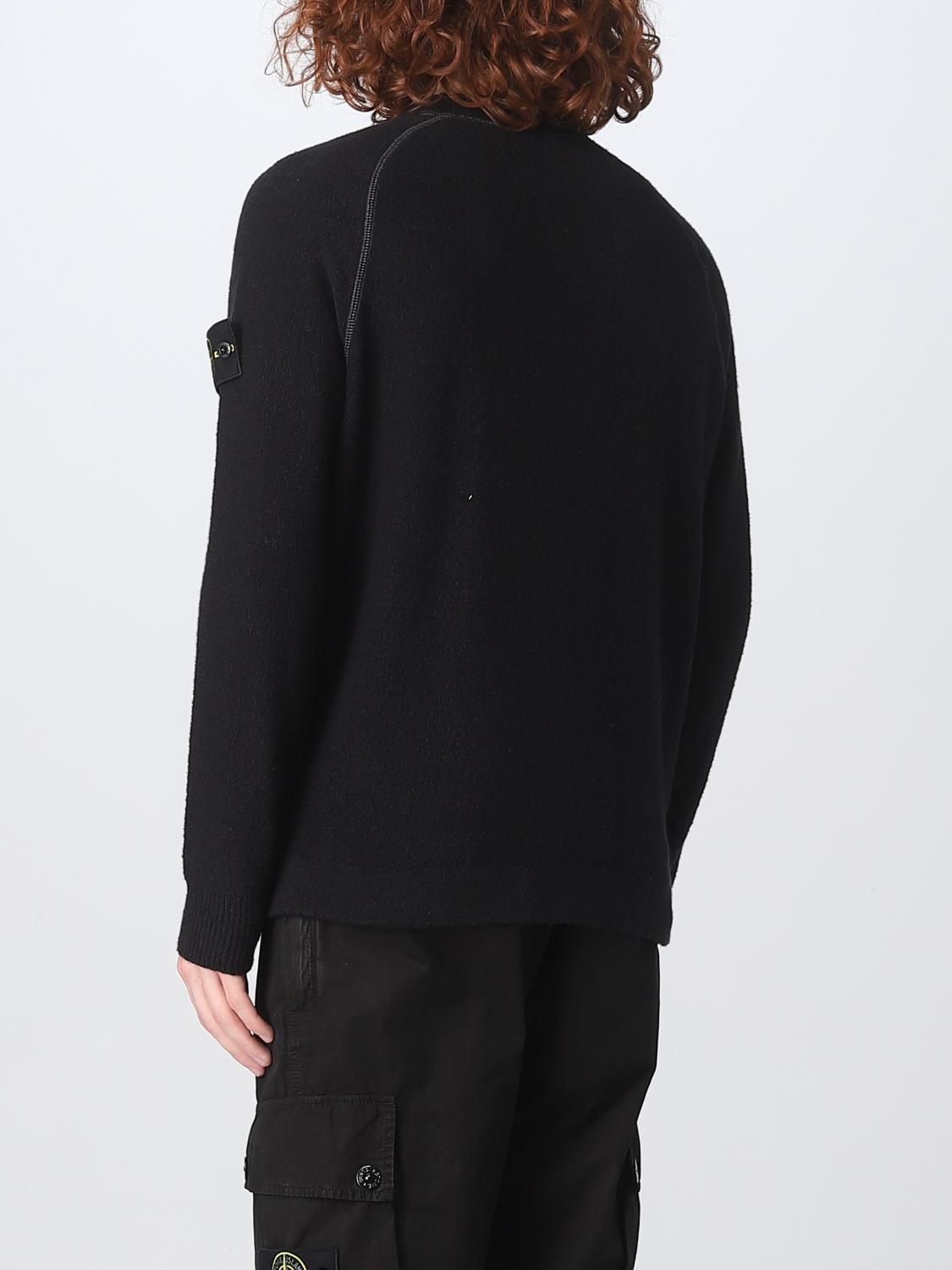 STONE ISLAND PULL: Pull homme Stone Island, Noir - Img 3