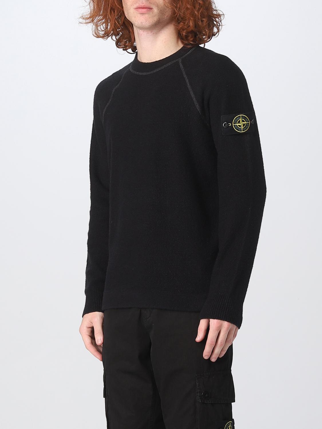 STONE ISLAND PULL: Pull homme Stone Island, Noir - Img 4