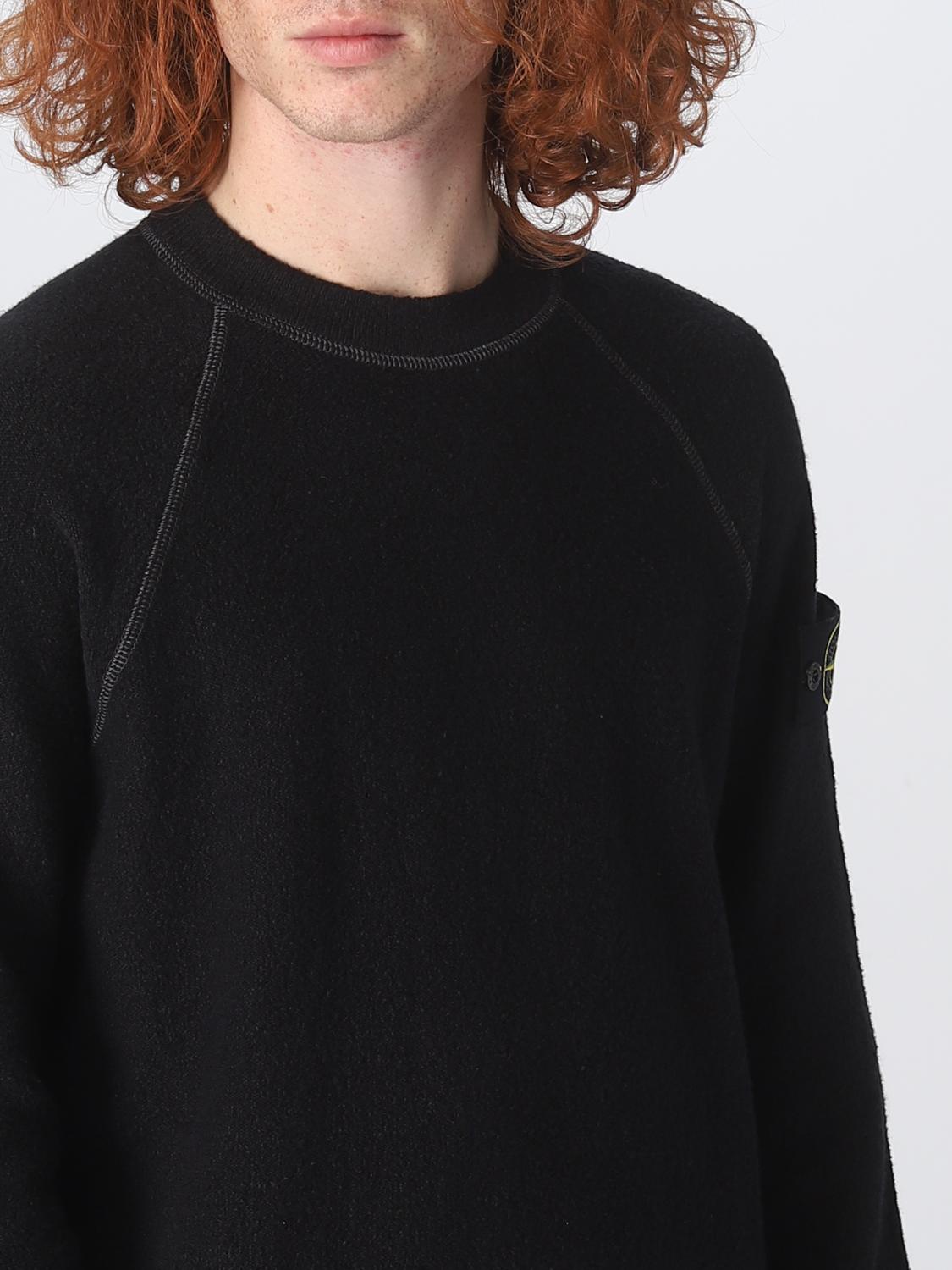 STONE ISLAND PULL: Pull homme Stone Island, Noir - Img 5